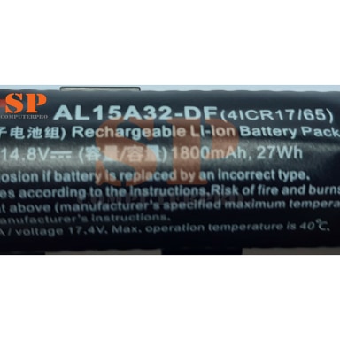 ACER BATTERY แบตเตอรี่ ACER Aspire E5-422 E5-472 E5-473 E5-473G E5-573 E5-573G V3-574G พาท AL15A32 เทียบเท่า