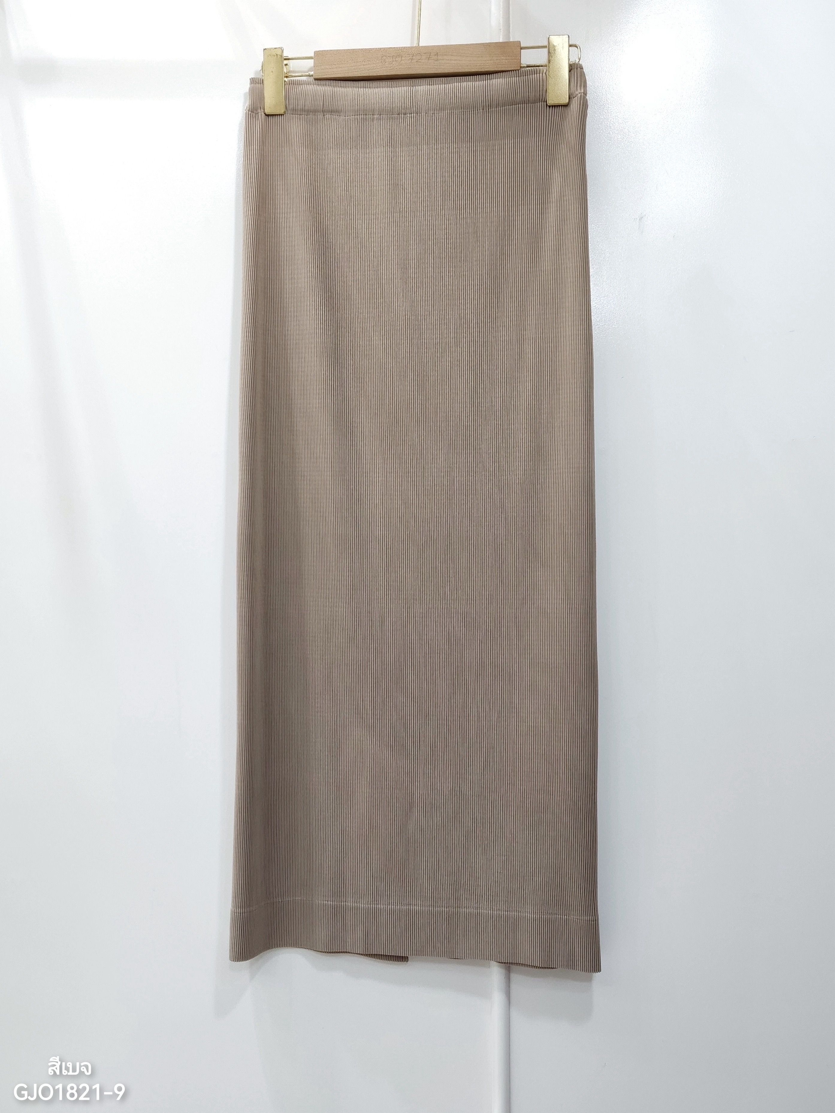 ยาว 34 นิ้ว 2MUAY รุ่น GJO1821-9 กระโปรงพลีทคุณภาพ DOUBLE LAYER PLEATED SKIRT 14 สี FREE SIZE