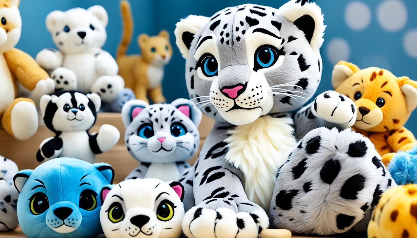Collectible Plush Snow Leopard