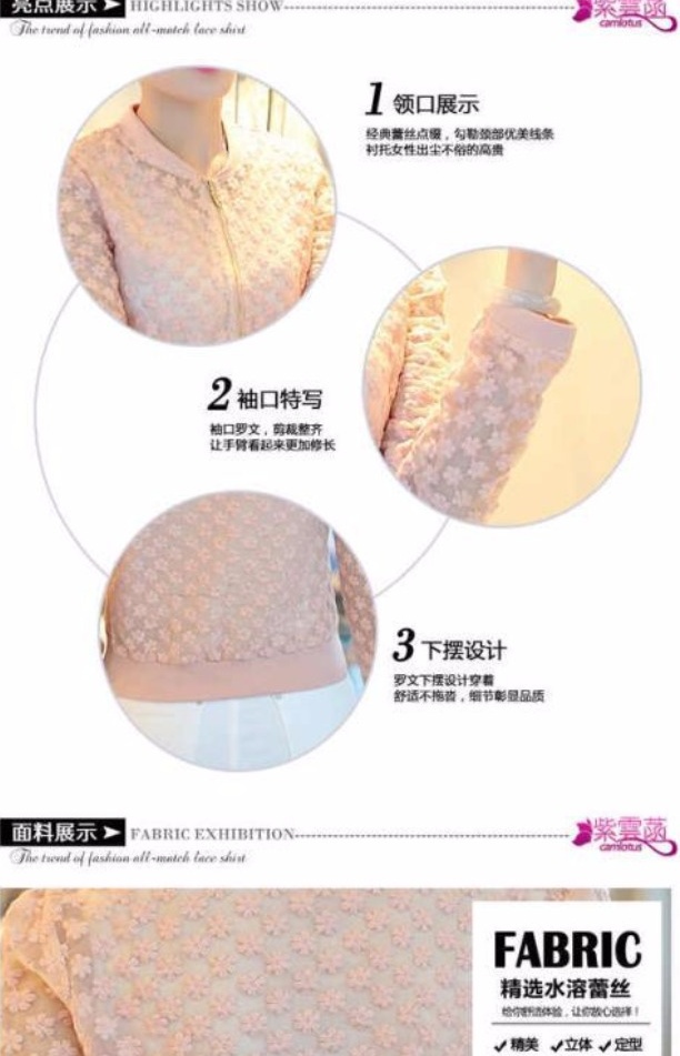 เสื้อแจ็คเก็ตสูทสั้นลูกไม้บาง ๆ คาร์ดิแกน สีขาว ตามแบบ