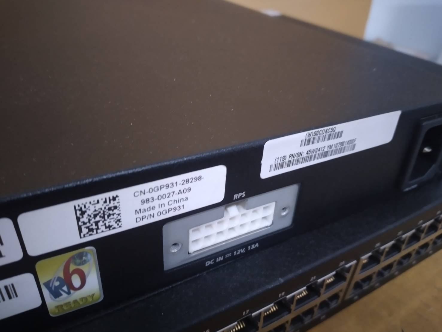 Dell/IBM PowerConnect 6248 Gigabit Switch IBM 0GP931 45W0412 45W0463 48 Port W/10GE4