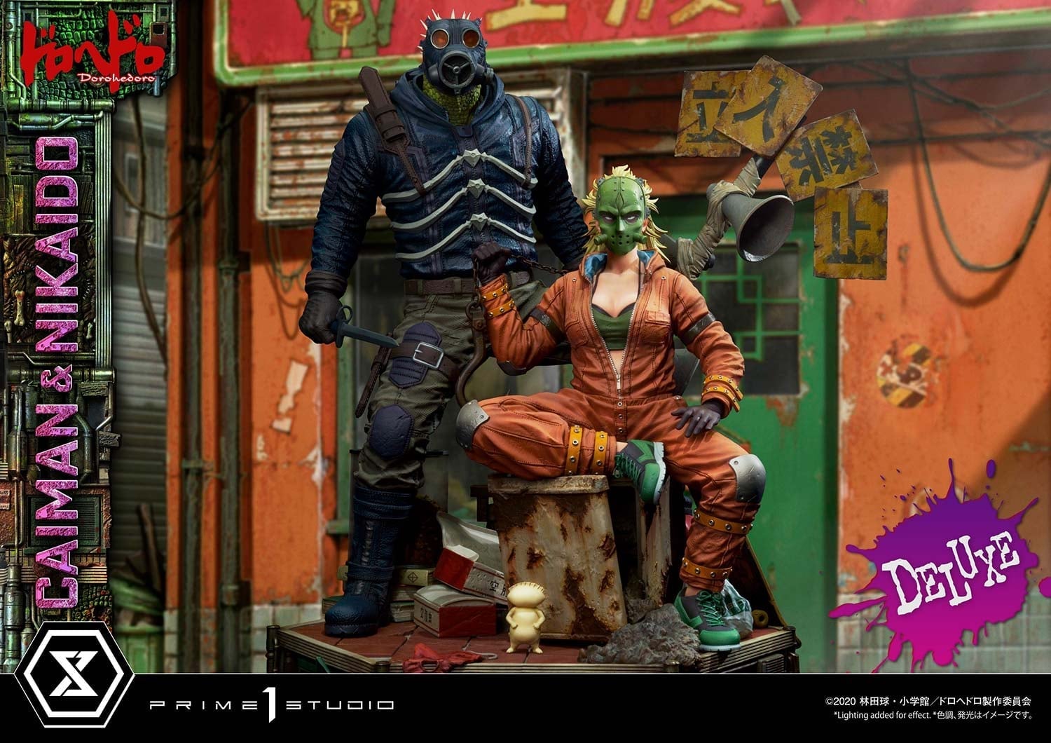 [สั่งจอง]Prime 1 Studio 1/4 : Caiman & Nikaido (Dorohedoro)