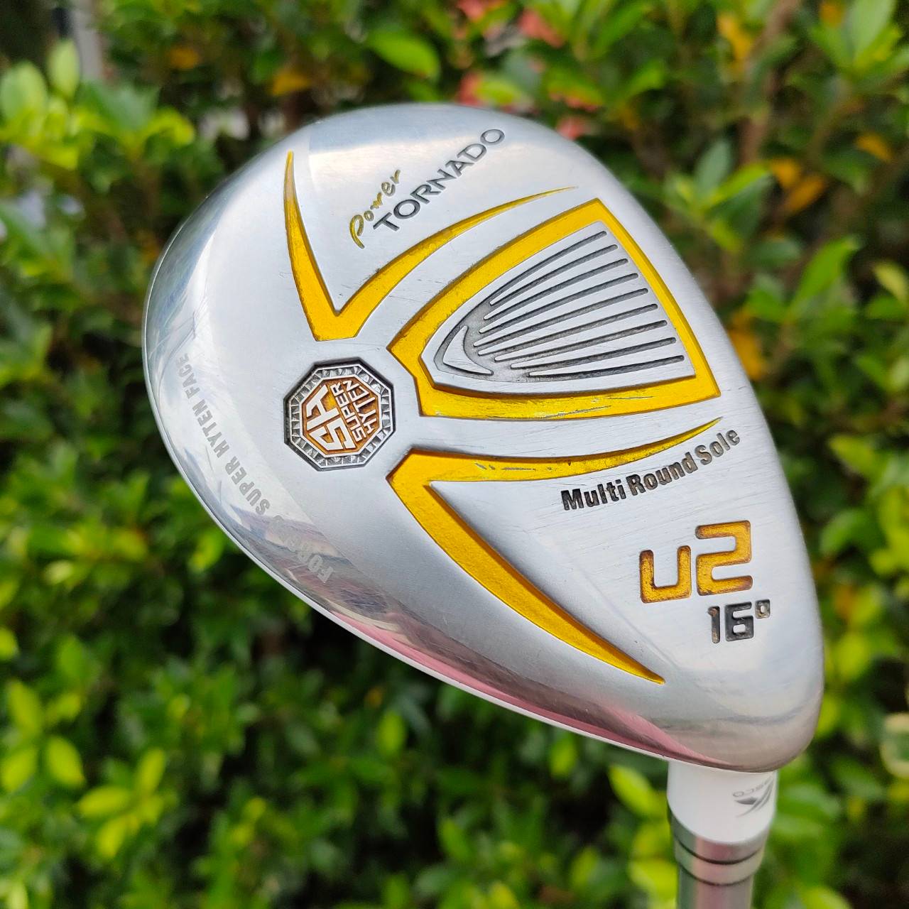 ด่วนที่สุด HYBRID ตัวแรง!!! KASCO UT WEDGE ตีดีสุดๆ หน้าไม้ SUPER HYTEN U2 องศา 16 ตีไกลมาก ก้าน STABIL SHAFT FLEX S เป็นก้านแบบอ้วนหน่อย ทำให้ตีแม่นกรีนมากๆในระยะไกลครับ ตามหากันเยอะมากๆ จองด่วน!!!
