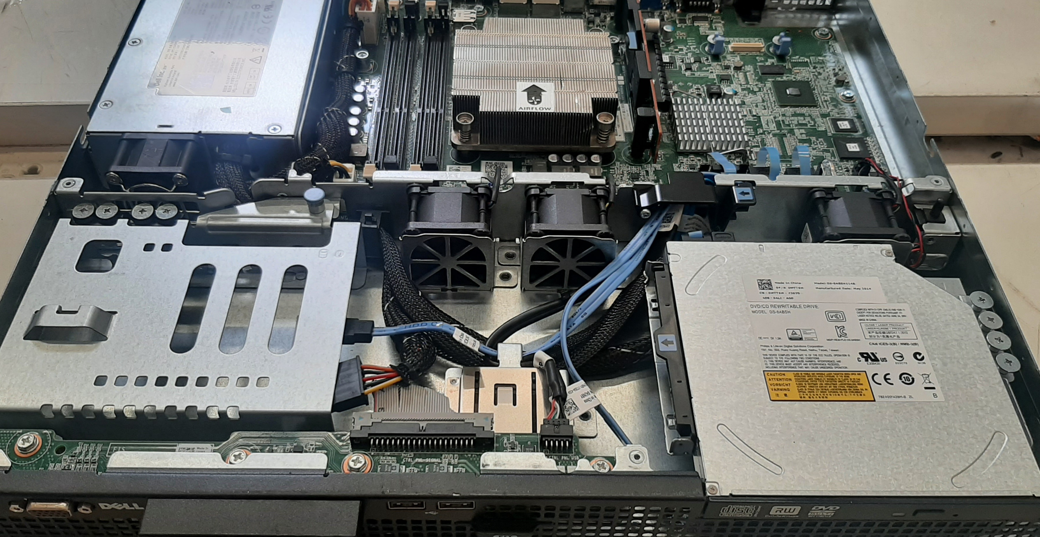 เซิร์ฟเวอร์มือสอง ราคาดี ประกันร้าน Dell PowerEdge R220 (i5-4570 Ram8GB HDD500GB) พร้อมราง Rack A6