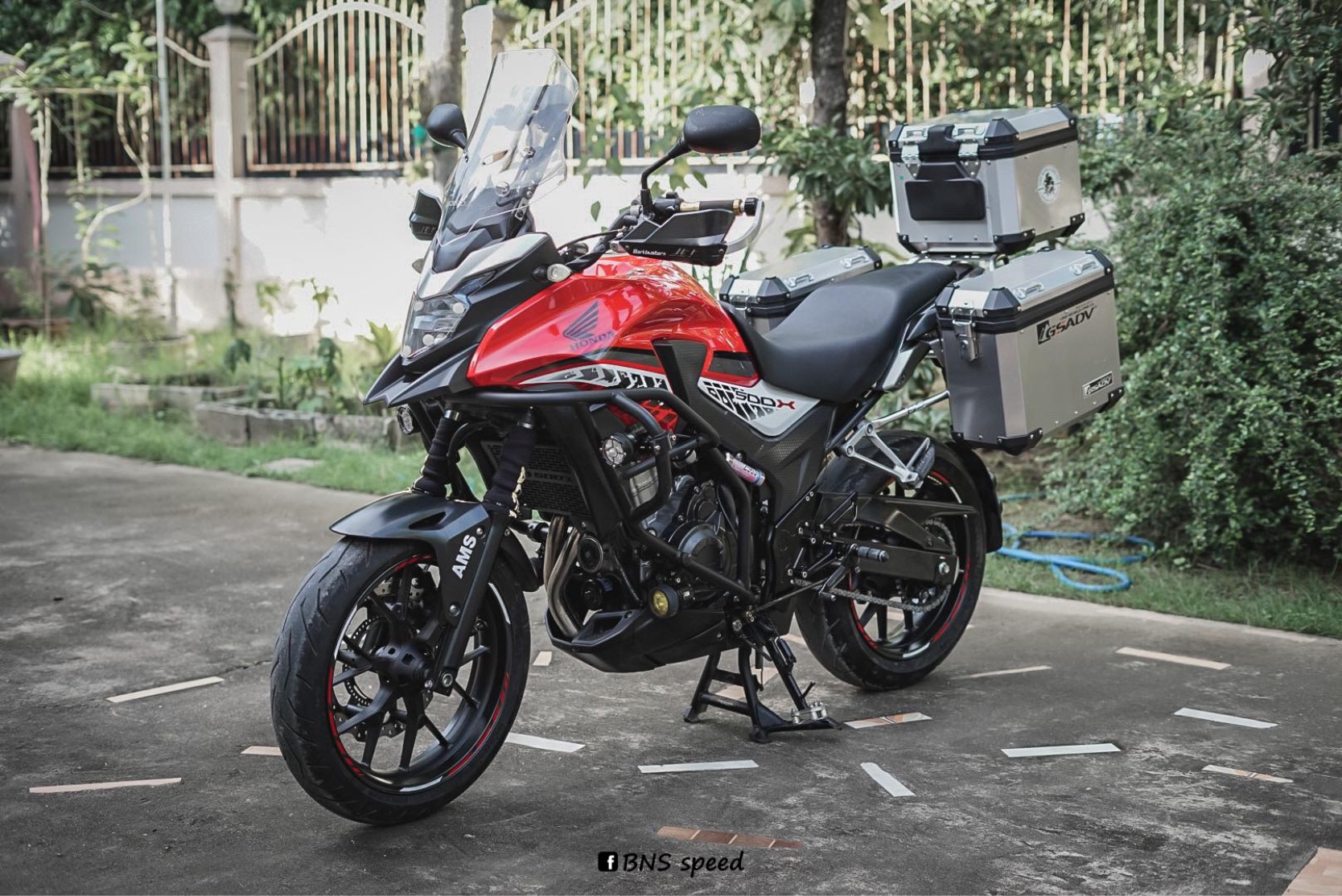 กล่องปี๊บ GS ADV 3 ใบพร้อมแร๊ค HONDA CB500X