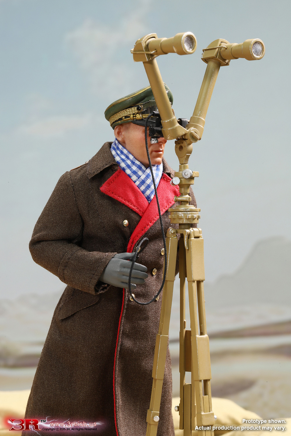 [สั่งจอง] 3R TG80004 1/12 : Mini Reich Series - General Field Marshal of German Afrika Korps - Erwin Rommel, The Desert Fox