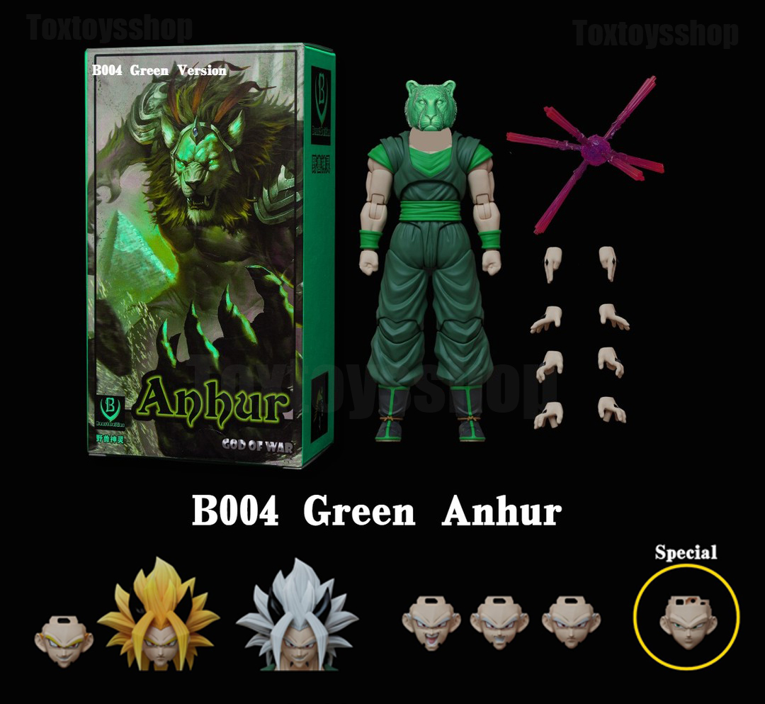[สั่งจอง] Beast Deities B004 : Green Anhur figure (xicor)