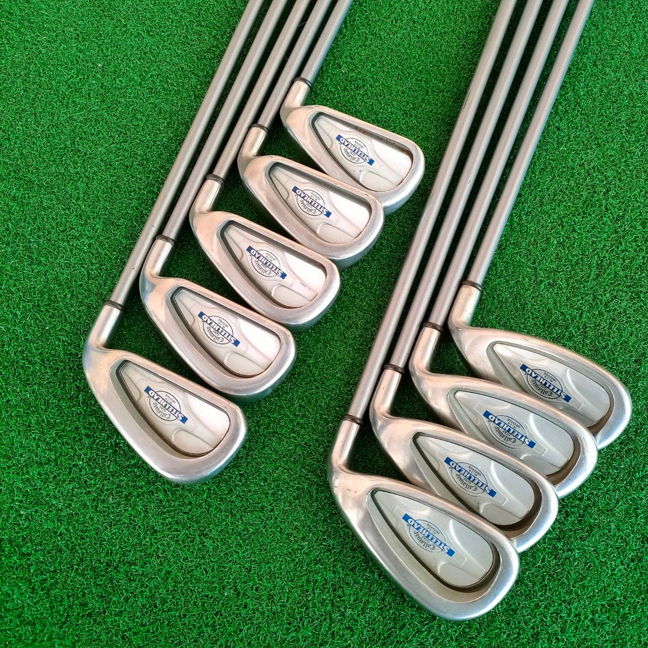 ชุดเหล็ก CALLAWAY STEELHEAD X-14 เหล็กครบ 3-9 เเละ PW SW ก้าน STEELHEAD X-14 FLEX R ก้านแบบเจาะทะลุ ได้ฟีลลิ่ง