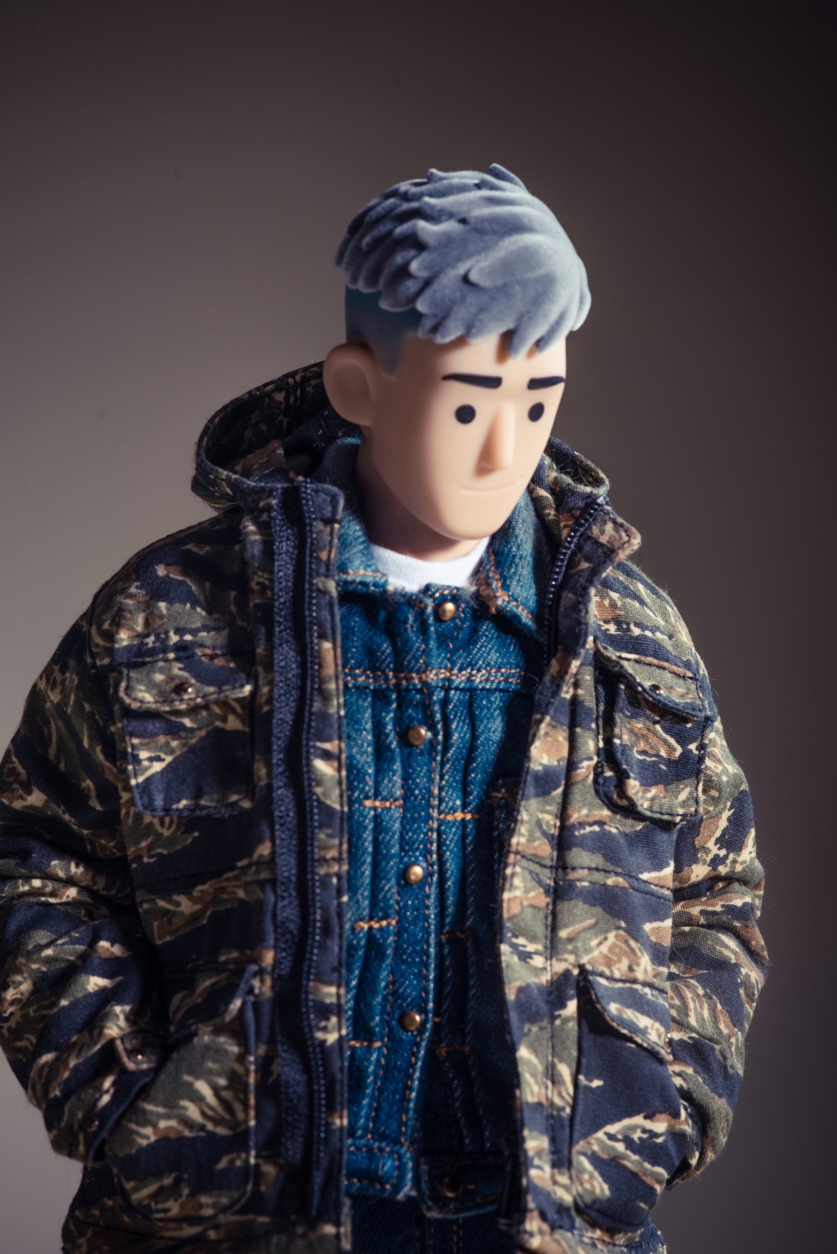 [พร้อมส่ง] trickyMan12 1/6 : easy to play (ครบเซต บอดี้ หัวชุด) - 202414b (+เสื้อยีนส์)"