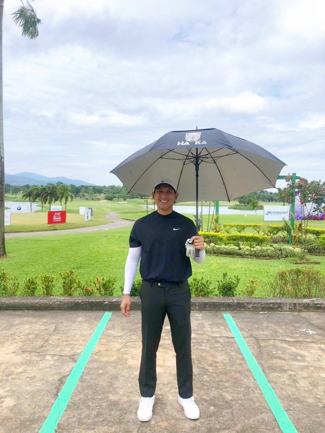ร่มกอล์ฟ HAKA ร่ม 2 ชั้น กันUV ขนาด 30 นิ้ว ร่มเปิดอัตโนมัติ ร่มแข็งแกร่งที่สุดในปฐพี ปะทะลมแรงได้ ไม่หัก