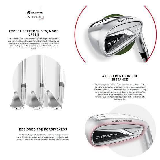 ชุดเหล็ก Taylormade STEALTH HD (High Draw) ชุดนางฟ้า แกะเพียงแค่เหล็ก 7 เท่านั้น ตีง่ายที่สุดของแบรนด์ Taylormade ไม้กอล์ฟพรีเมี่ยมมือสอง ของแท้ By NakaraLuxurious