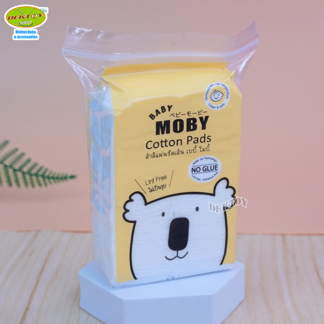 Baby moby เบบี้โมบี้ สำลีแผ่นรีดเส้น 50 กรัม