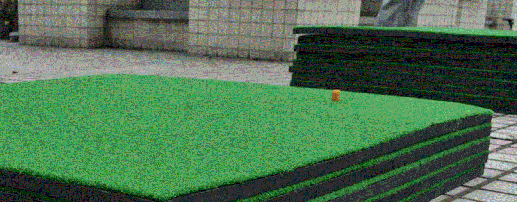 พรมซ้อมไดร์ฟ Hitting Mat PGM DJD002 ขนาดใหญ่ 150 X 150 CM. พรมเรียบ พรมกอล์ฟ ( หนา 1 cm. )