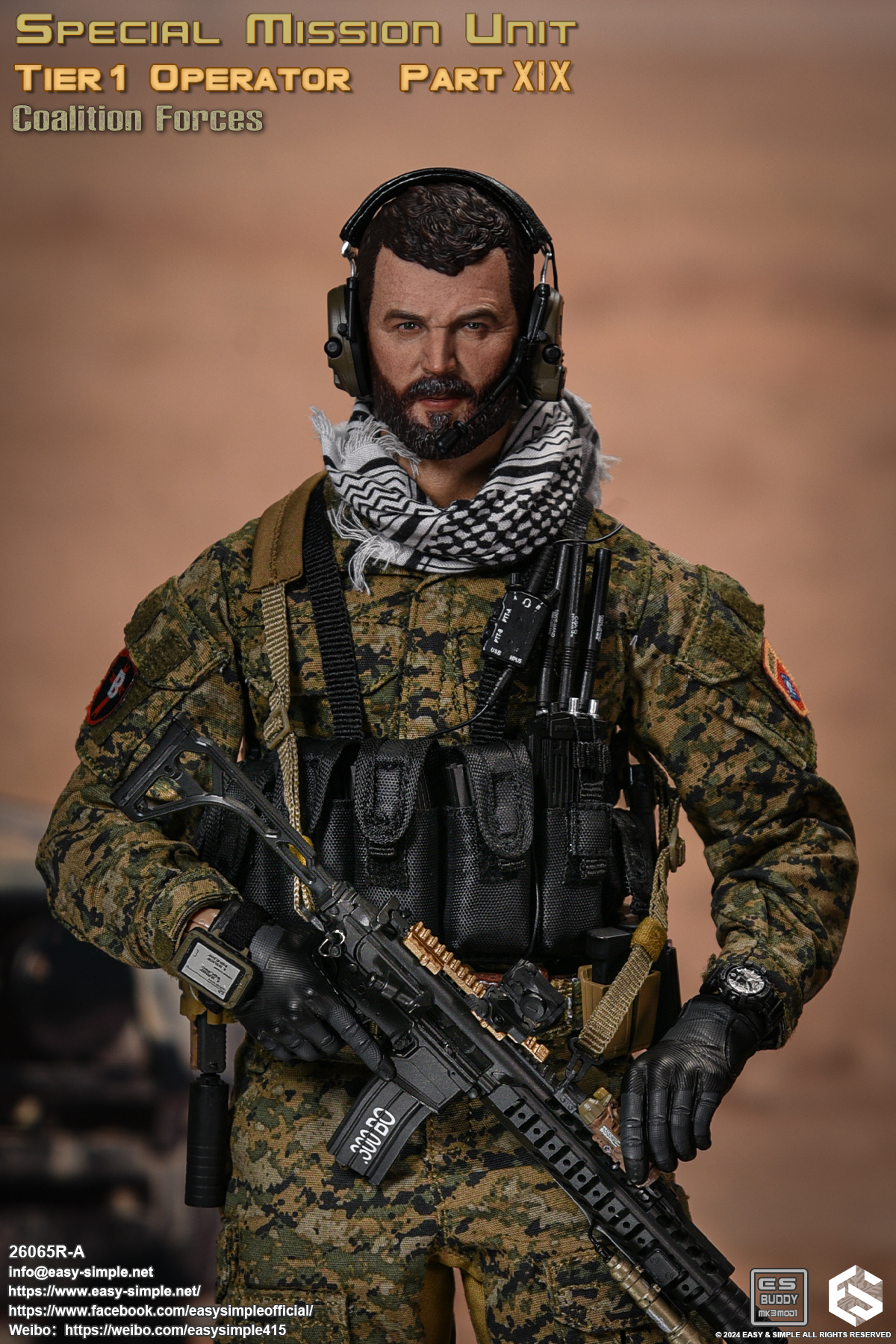 [พร้อมส่ง] Easy&Simple 26065RA 1/6 : SMU Tier1 Operator Part XIX Coalition Forces