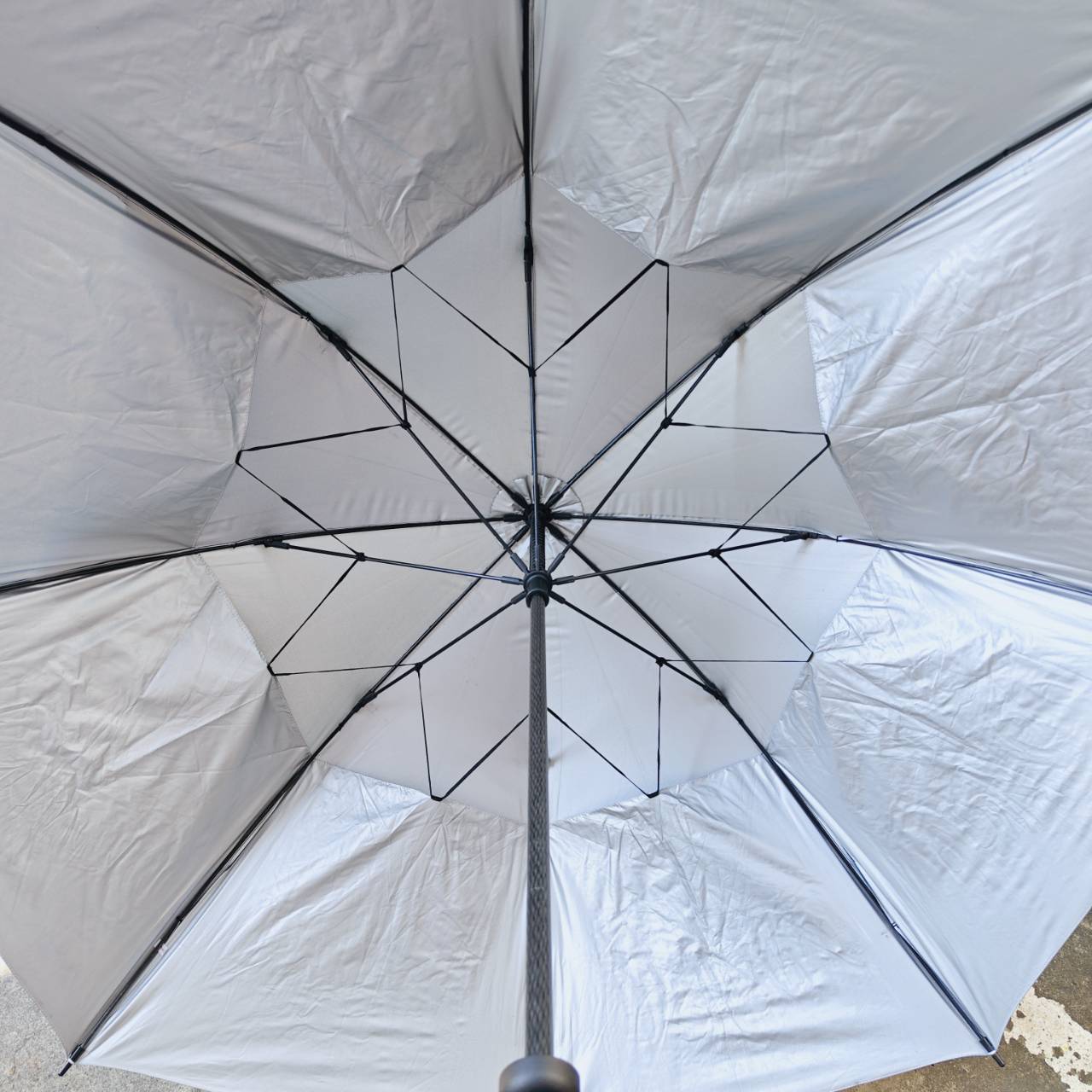 ร่มกอล์ฟ SECOM สองชั้น – เคลือบกัน UV อย่างดี ⛳ ของดีมือสอง สภาพสวยมาก ใครหาอยู่ห้ามพลาด!