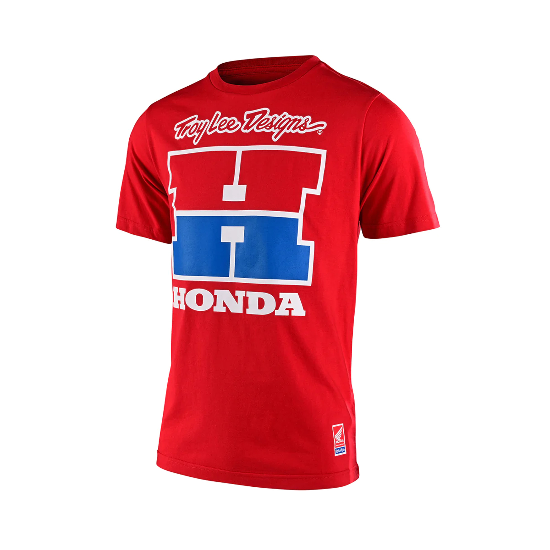 เสื้อยืด Troy Lee Designs Short Sleeve Tee TLD Honda Rc 500 Red
