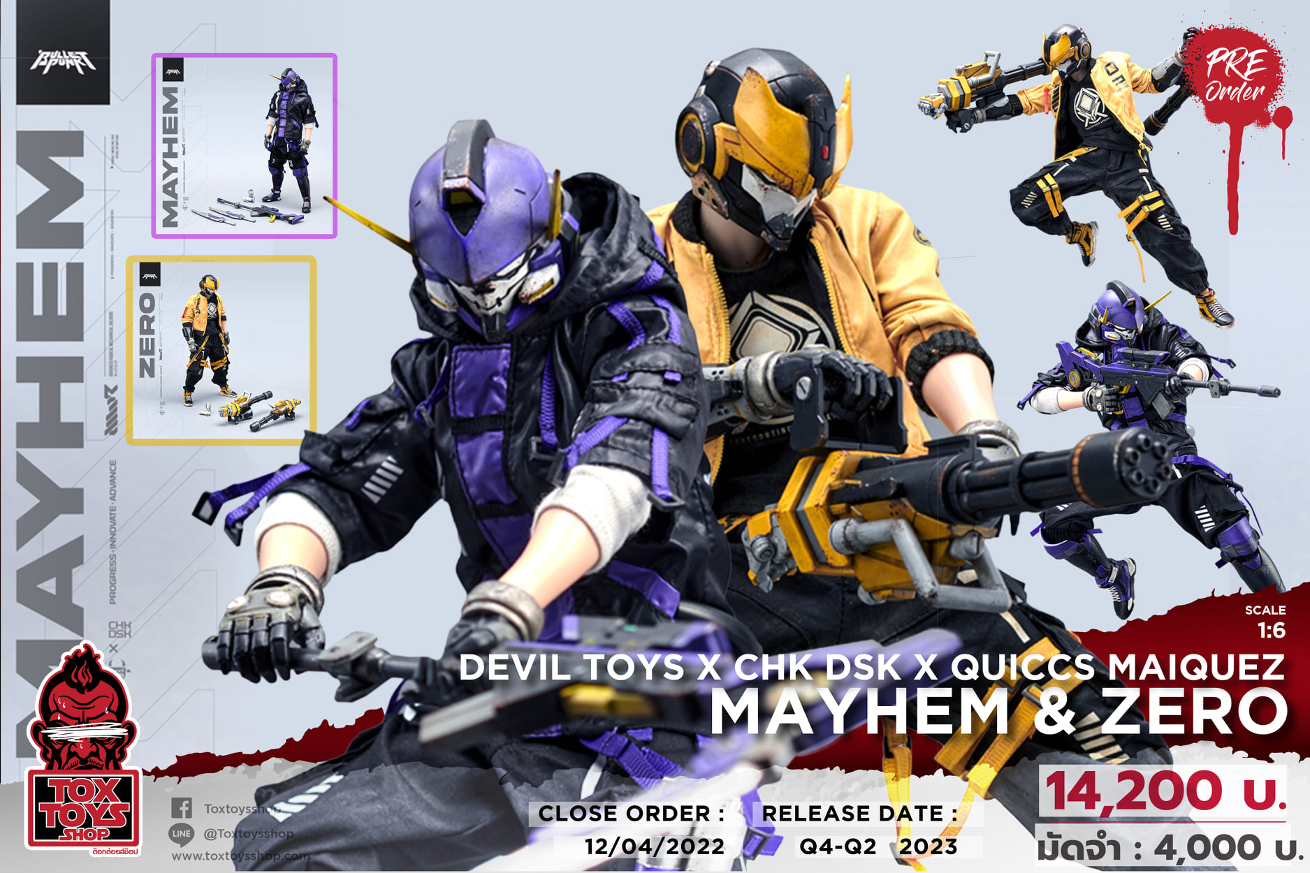 [สั่งจอง]Devil Toys x Chk Dsk x Quiccs Maiquez 1/6