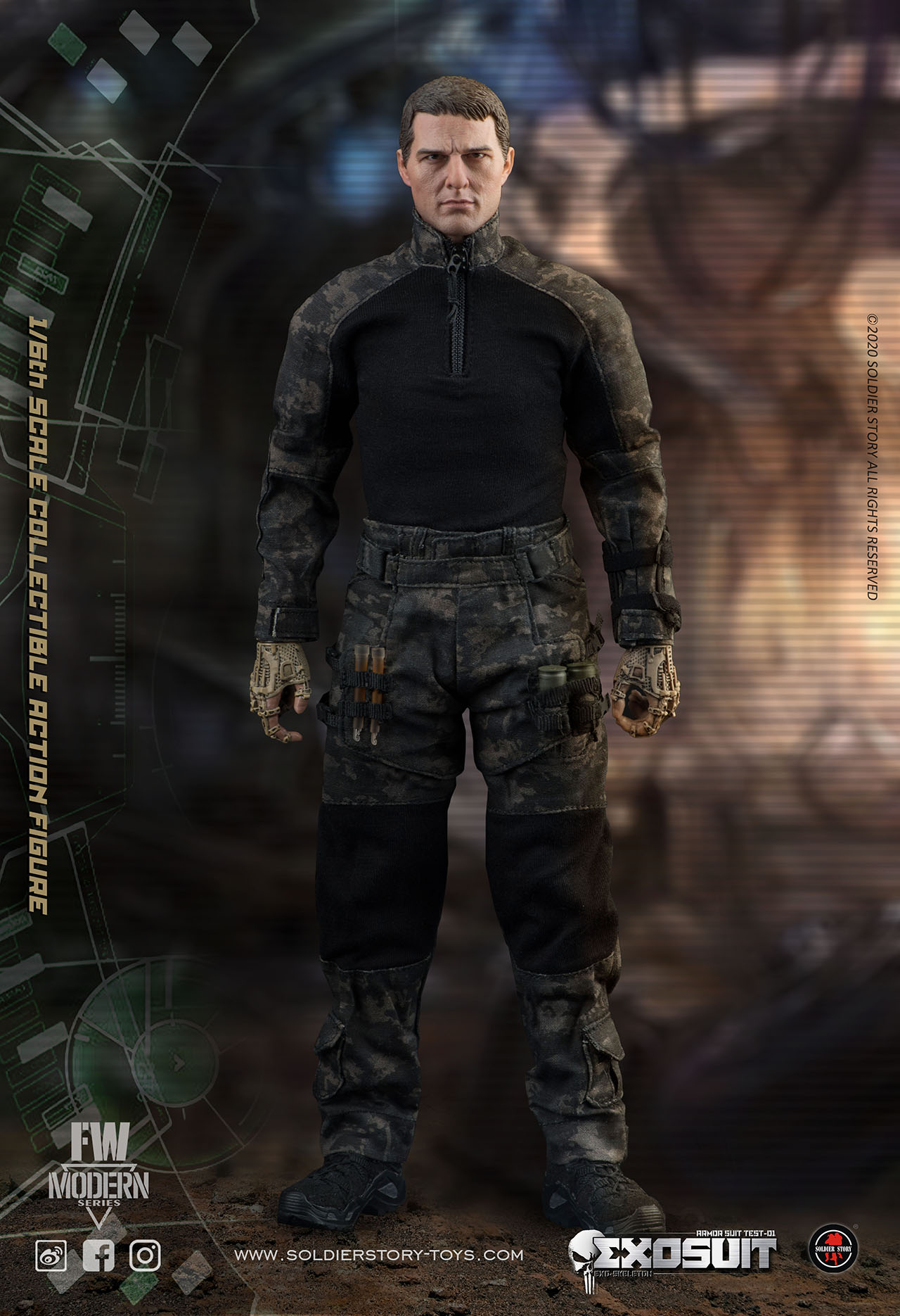 [สั่งจอง] SoldierStory SS122 1/6 : EXO SKELETON ARMOR SUIT TEST-01