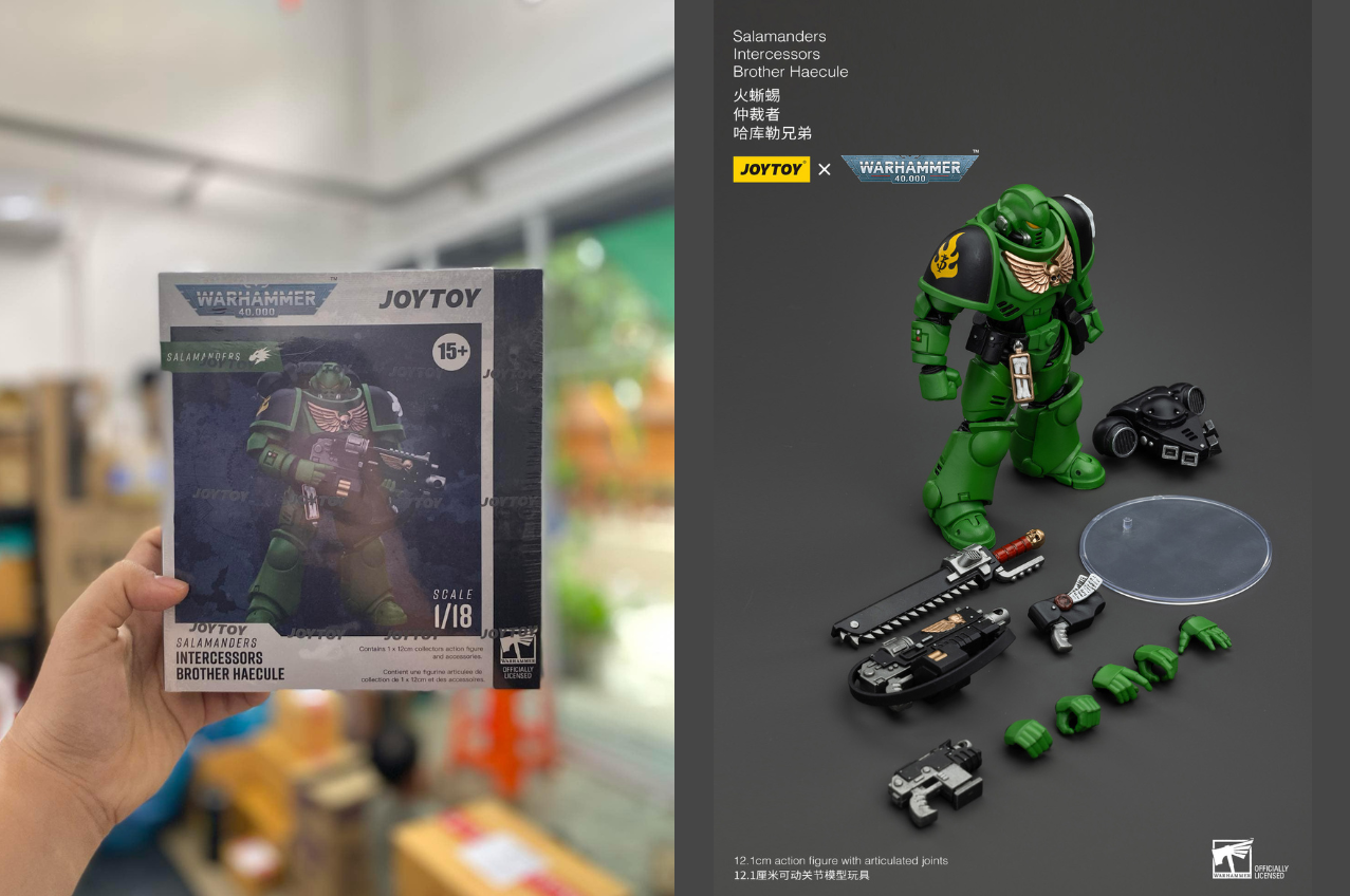 [พร้อมส่ง]Joy toy 1/18--- Salamanders Intercessors ----- JT5222 : Brother Haecule