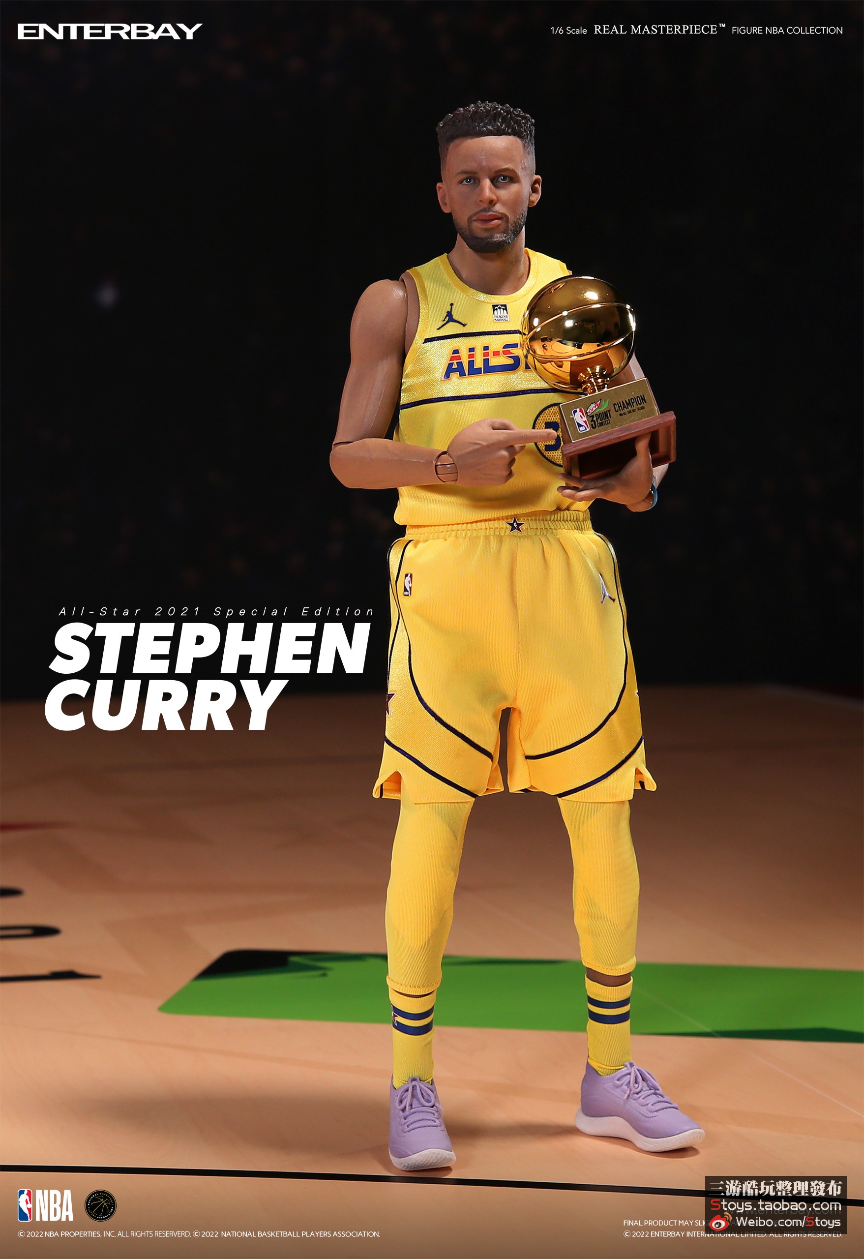 [สั่งจอง] ENTERBAY RM-1095 1/6 : Real Masterpiece NBA Collection - Stephen Curry