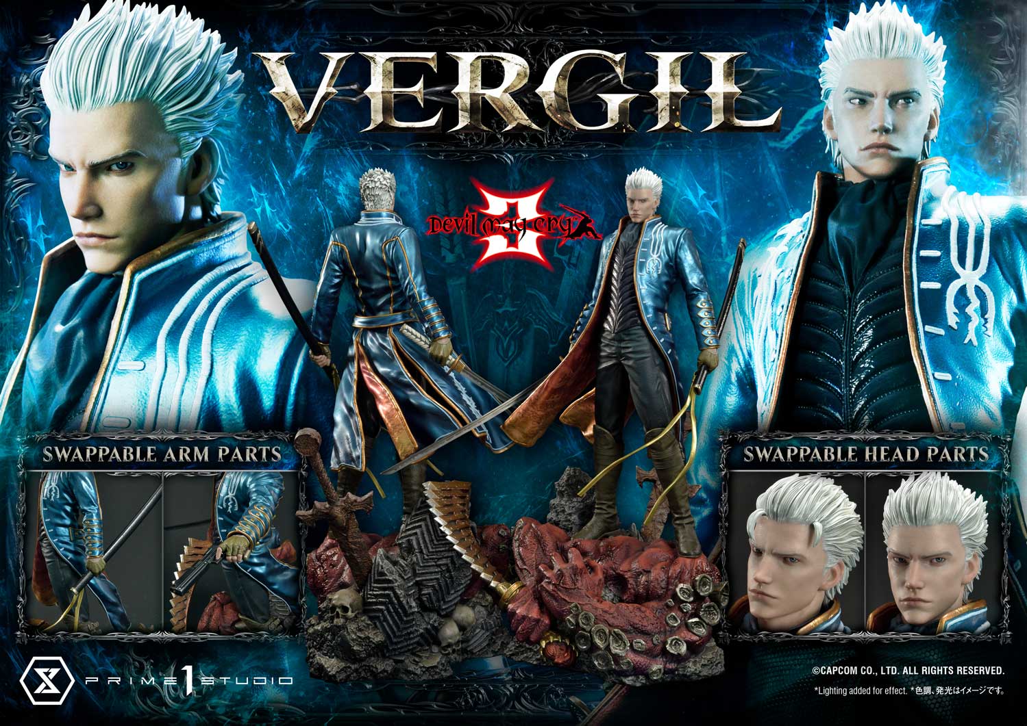 [สั่งจอง] Prime 1 Studio 1/4 Vergil (Devil May Cry 3)