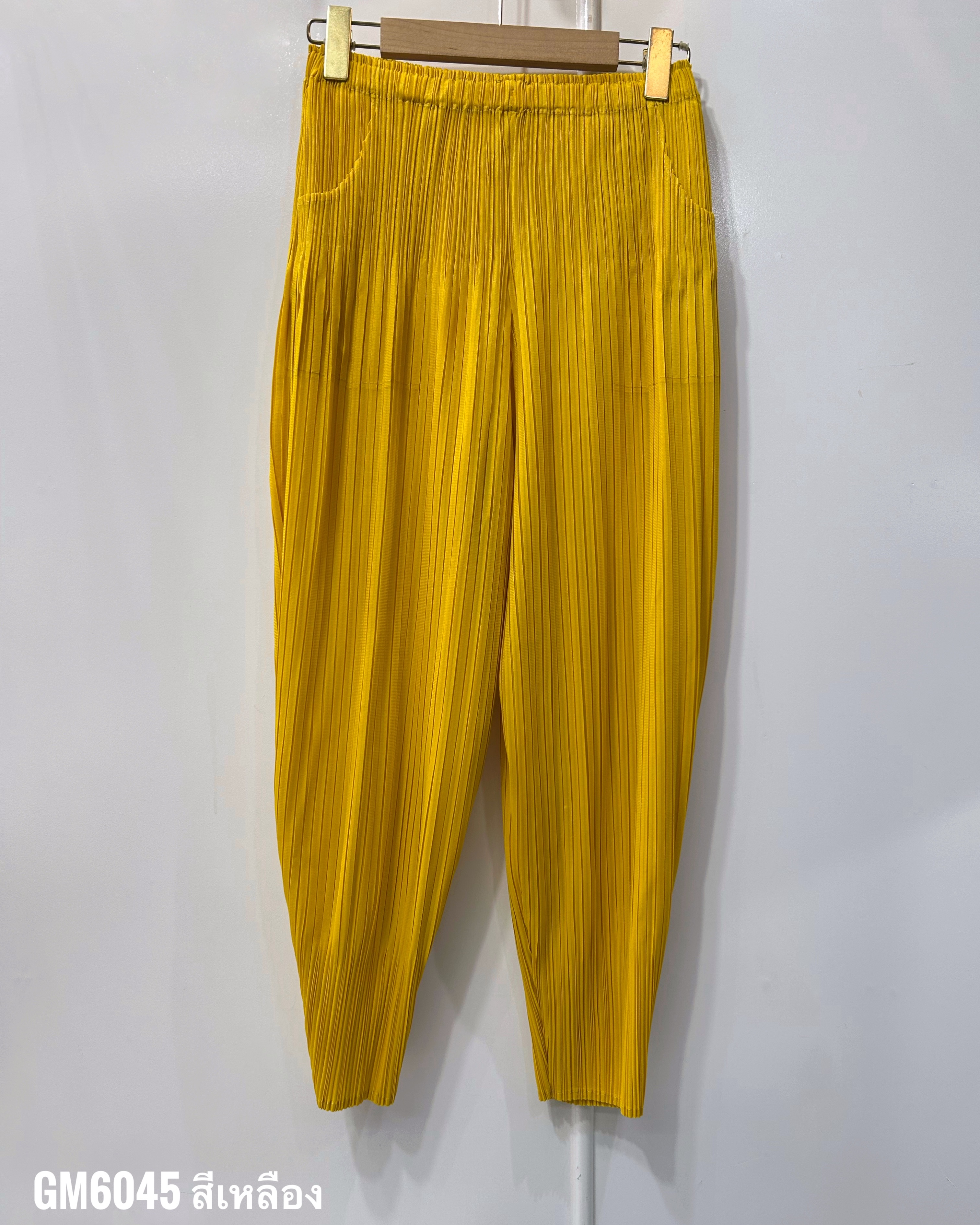ยาว 34 นิ้ว 2MUAY รุ่น GM6045 กางเกงอัดพลีท FLUFFY PLEATED PANTS 31 สี FREE SIZE