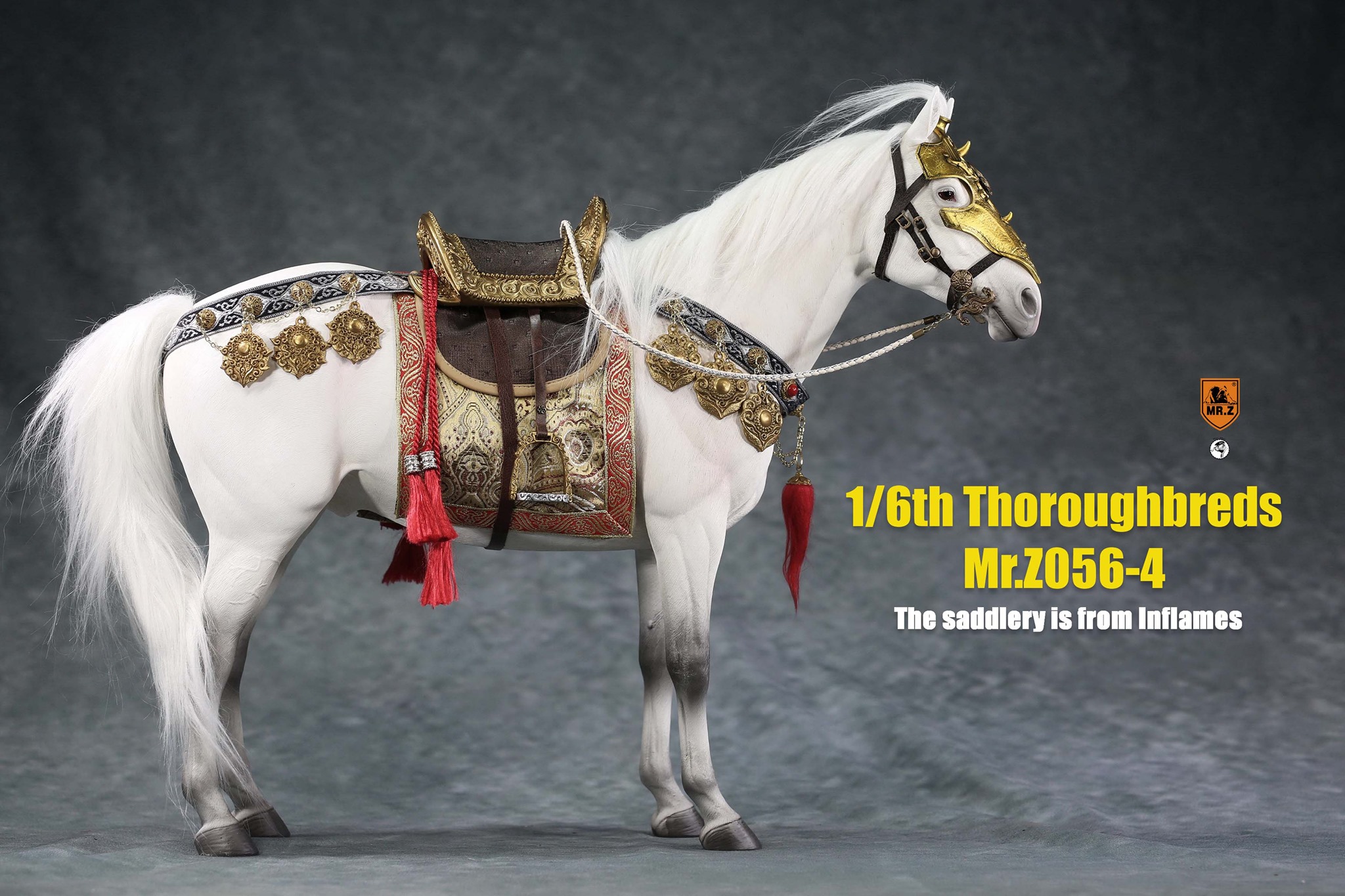 [สั่งจอง]MR.Z MRZ056 1/6 animal model No.56 : Thoroughbreds （all 5 colours） MR.Z 1/6 : Ancient Japanese Harness Set