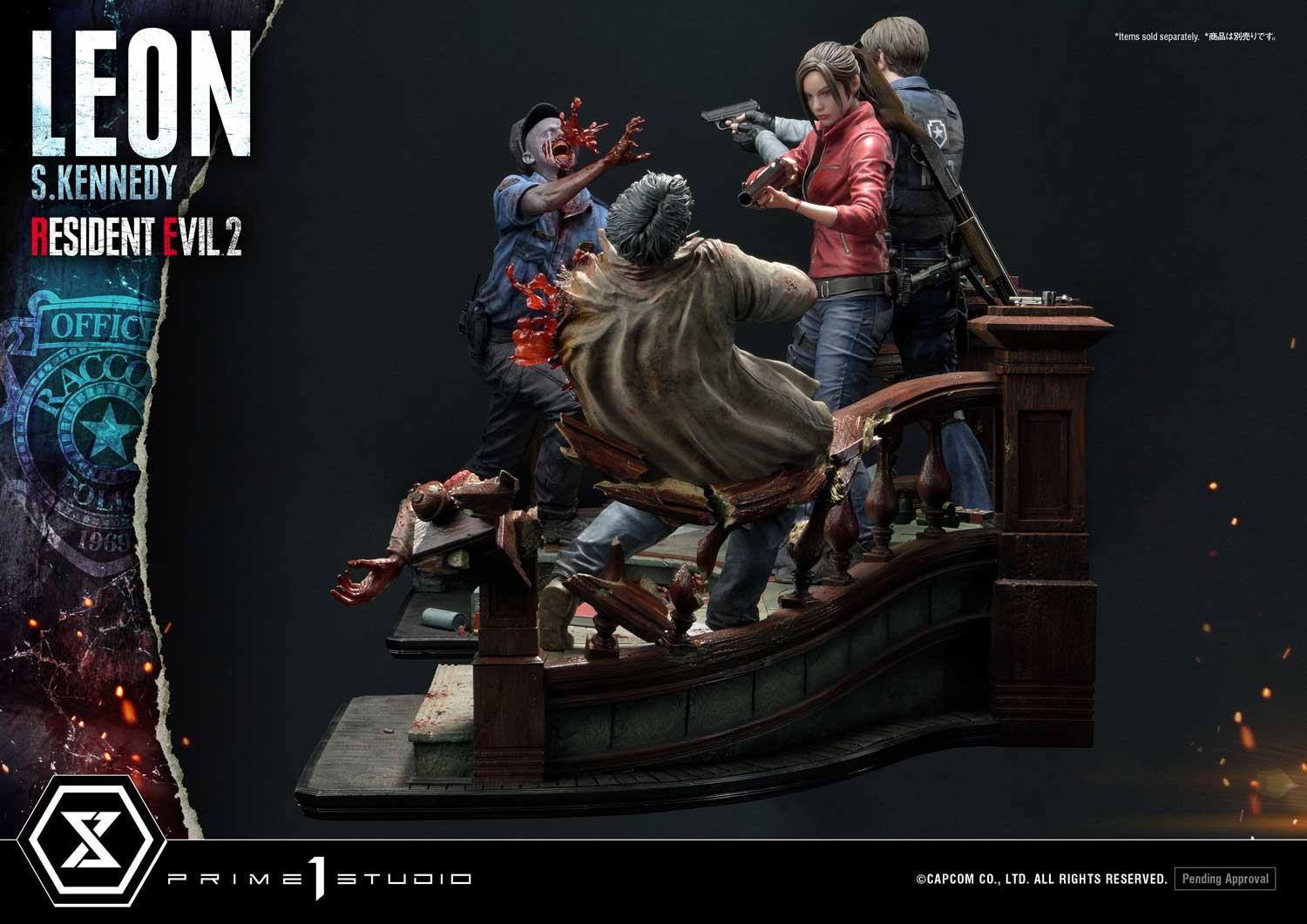 [สั่งจอง]Prime 1 Studio UPMRE2 : Resident Evil 2 Leon S. Kennedy & Claire Redfield