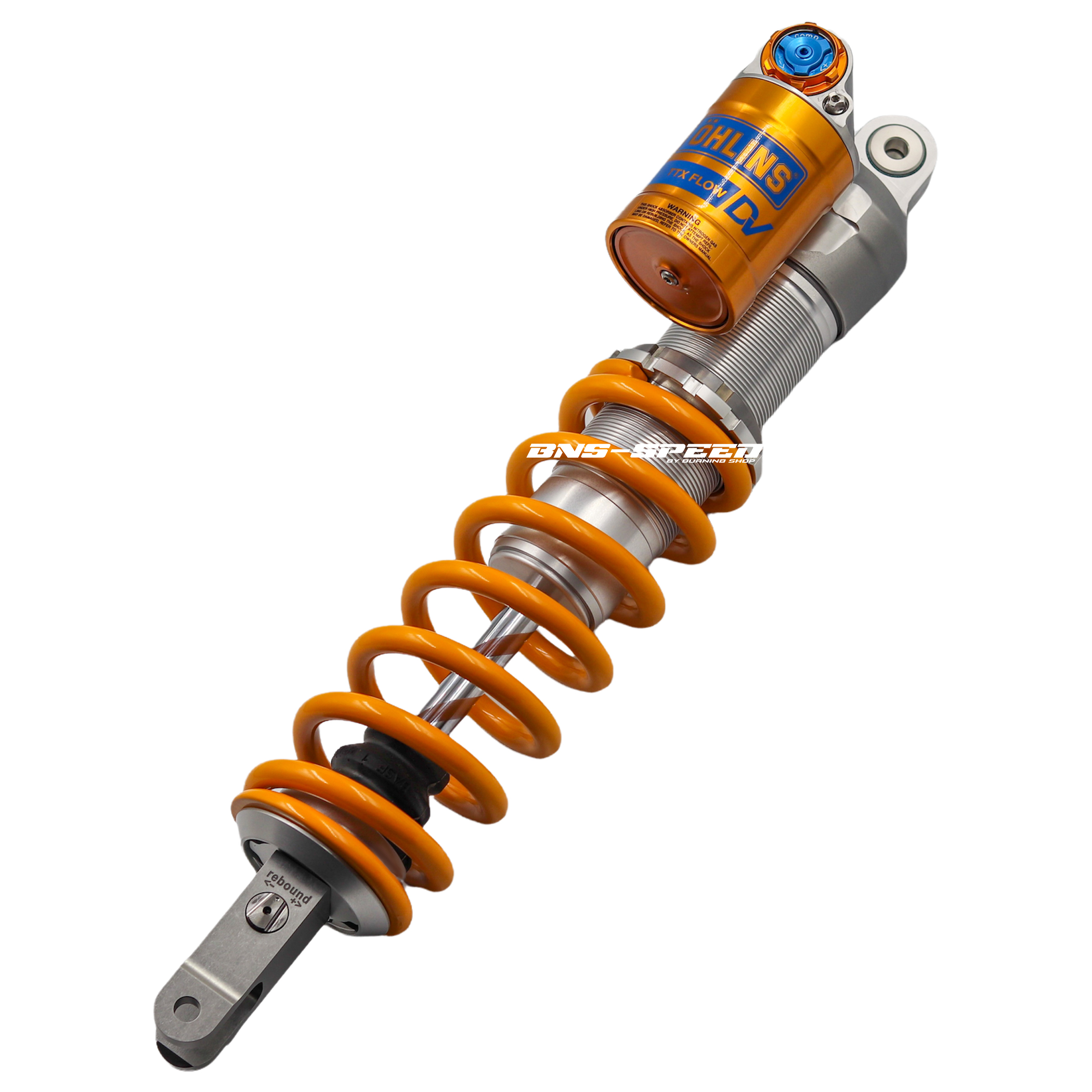 โช้คหลัง Ohlins TTX FLOW DV Shock DMX 0207 KX250 21-24, KX250X 21-24