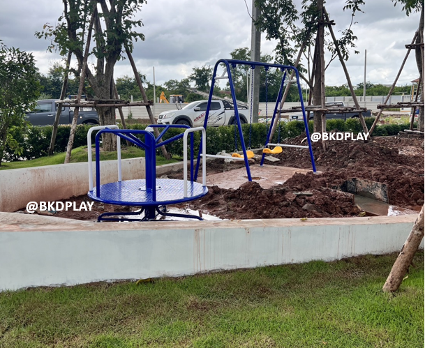 เครื่องเล่นสนาม กลางแจ้ง เหล็ก,ม้าหมุน อุปกรณ์คอกหมุน, OutdoorPlayground, ราคาโรงงาน สินค้าสั่งผลิต 10-20 วัน