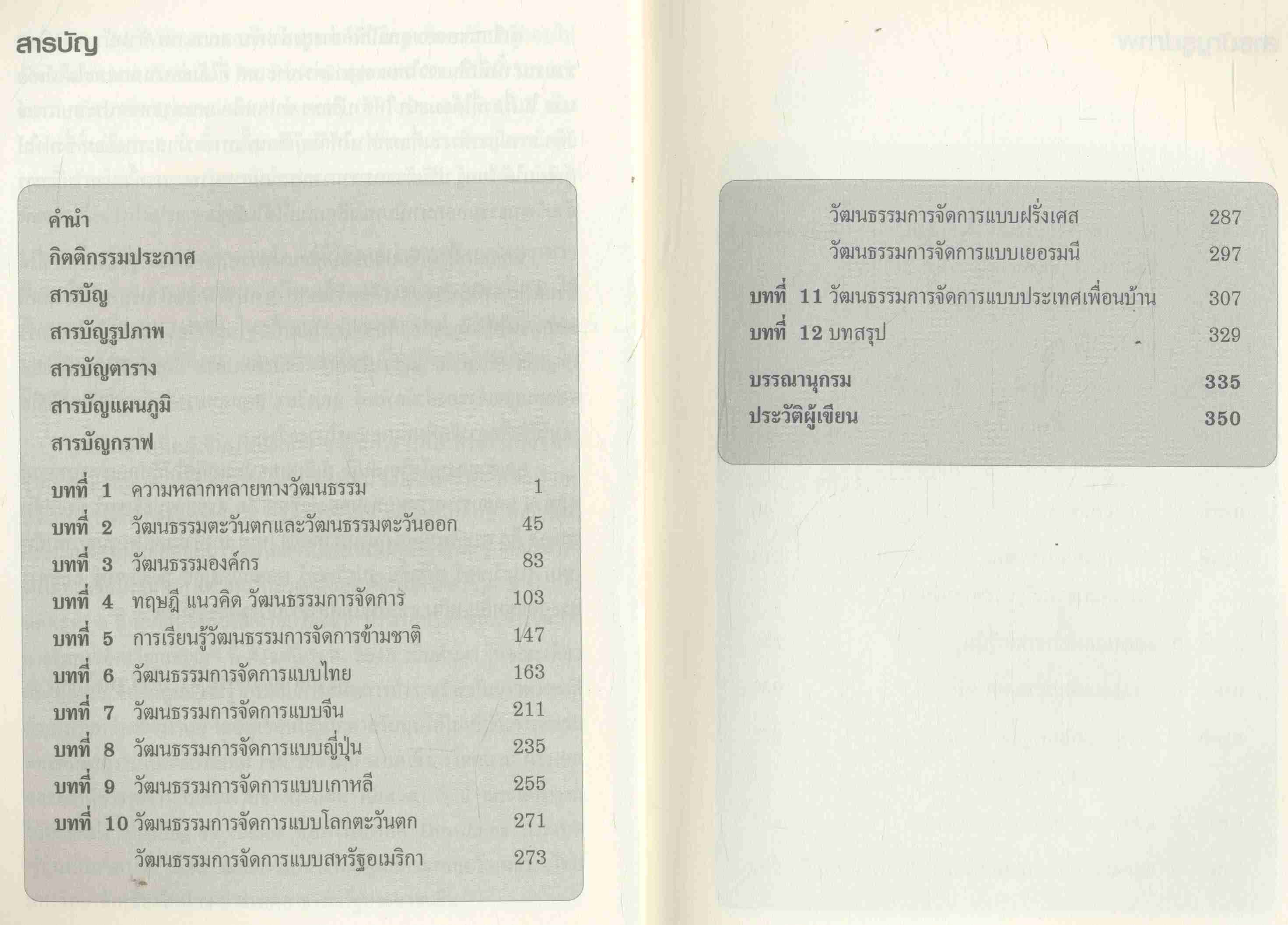 การเรียนรู้ลักษณะการจัดการ : การจัดการข้ามวัฒนธรรม