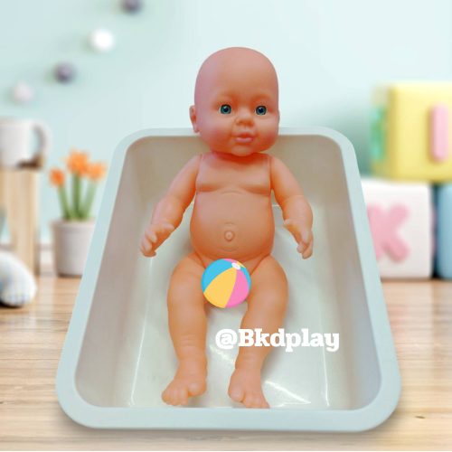 ตุ๊กตาทารก ตุ๊กตาแรกเกิด 14” แถมผ้าขนหนูอาบน้ำ มีอวัยวะชาย-หญิง ราคาต่อ1ตัว, ของเล่นเสริมพัฒนาการ, ของเล่นเด็กอนุบาล, สื่อการสอน สอนอาบน้ำ