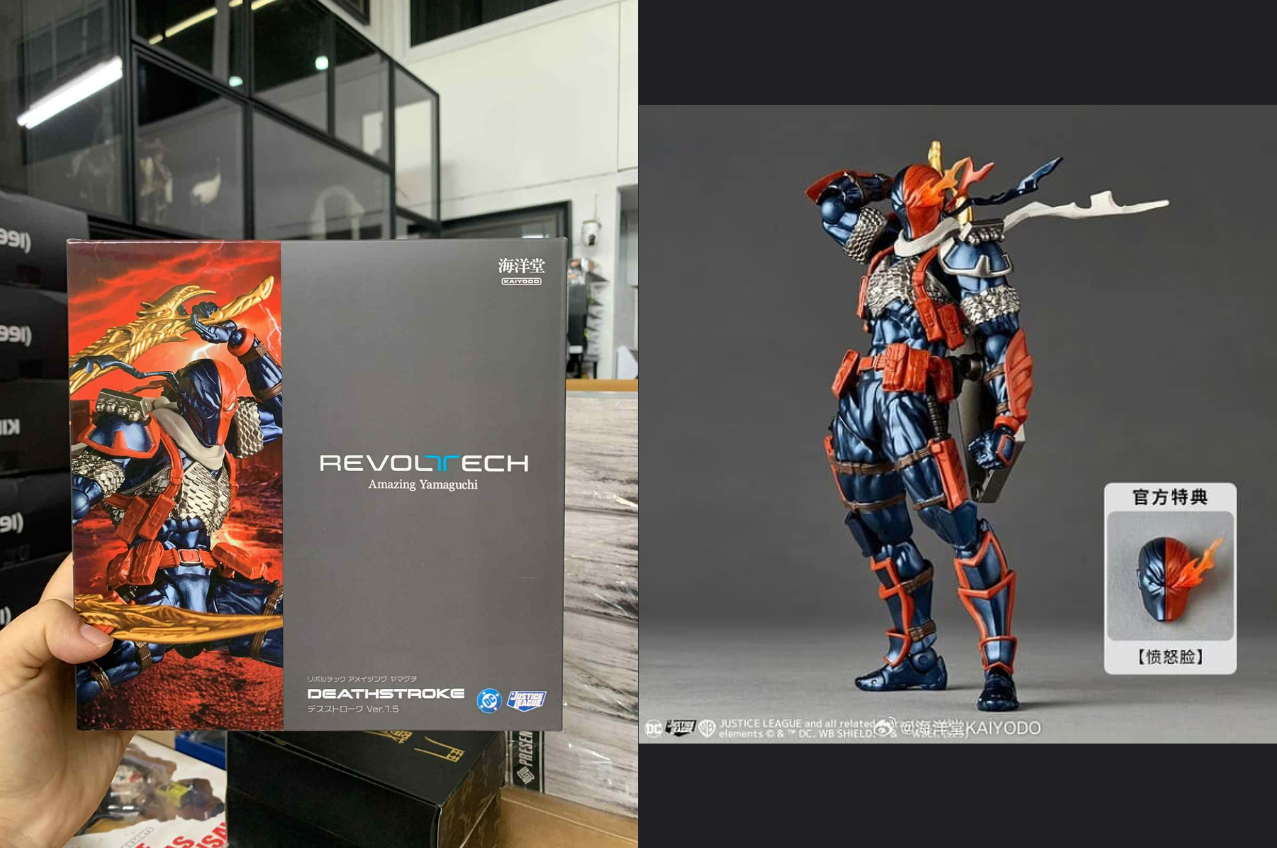 [พร้อมส่ง]Kaiyodo Revoltech Amazing Yamaguchi Deathstroke 1.5 [Bonus Ver.]