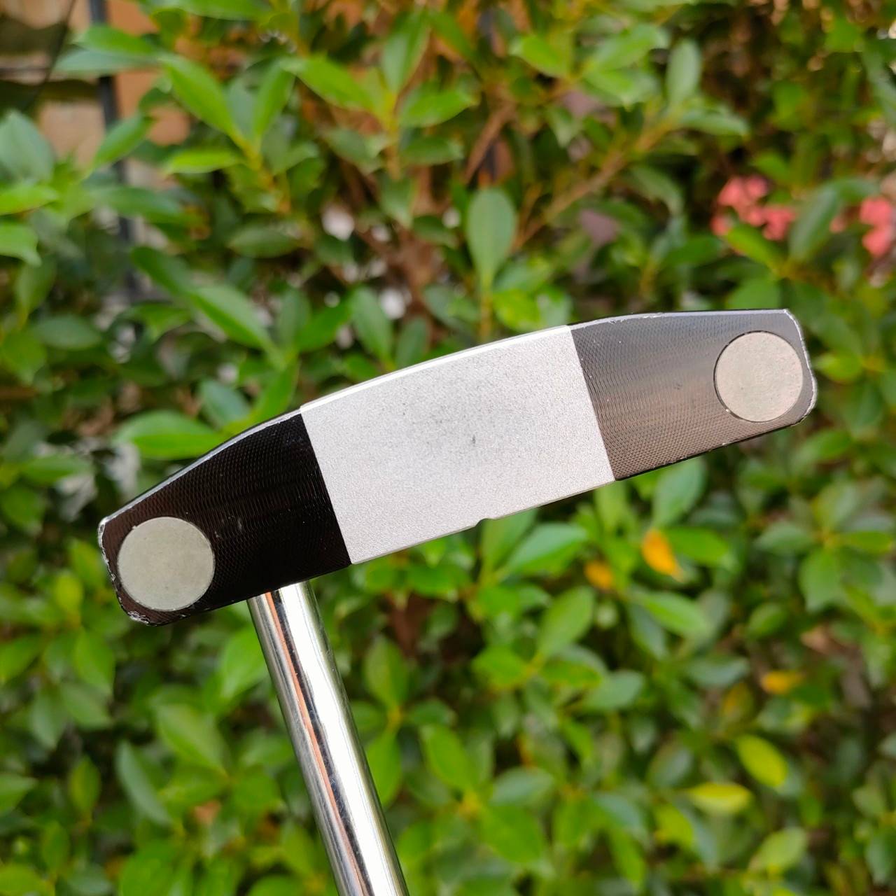 PUTTER VOODOO DADDY ความยาว 34 นิ้ว ก้าน VOODOO กริพ Golf pride กัปตันอเมริกา COVER เดิมๆ สวย รุ่นนี้นิยมมากๆดังสุดๆ ด้วยรูปทรงชดเชยสูง และหน้าไม้ มีถ่วงบล๊านซ์สองจุด ทำให้พัตต์ตรงมาก เส้นเล็งยาว พัตต์ง่ายครับ สุด!!!