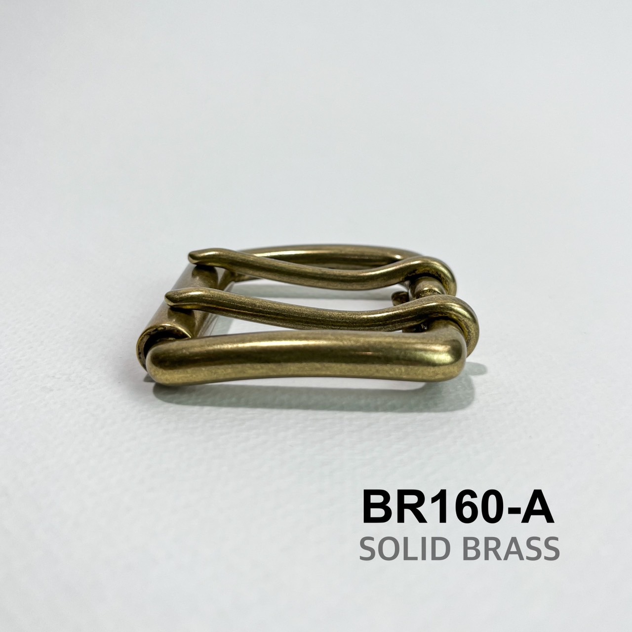 ฺBR160-A หัวเข็มขัดทองเหลืองทำผิวสนิม ขนาด 38มิลหรือ 1.5นิ้ว ** ราคาต่อชิิ้น**