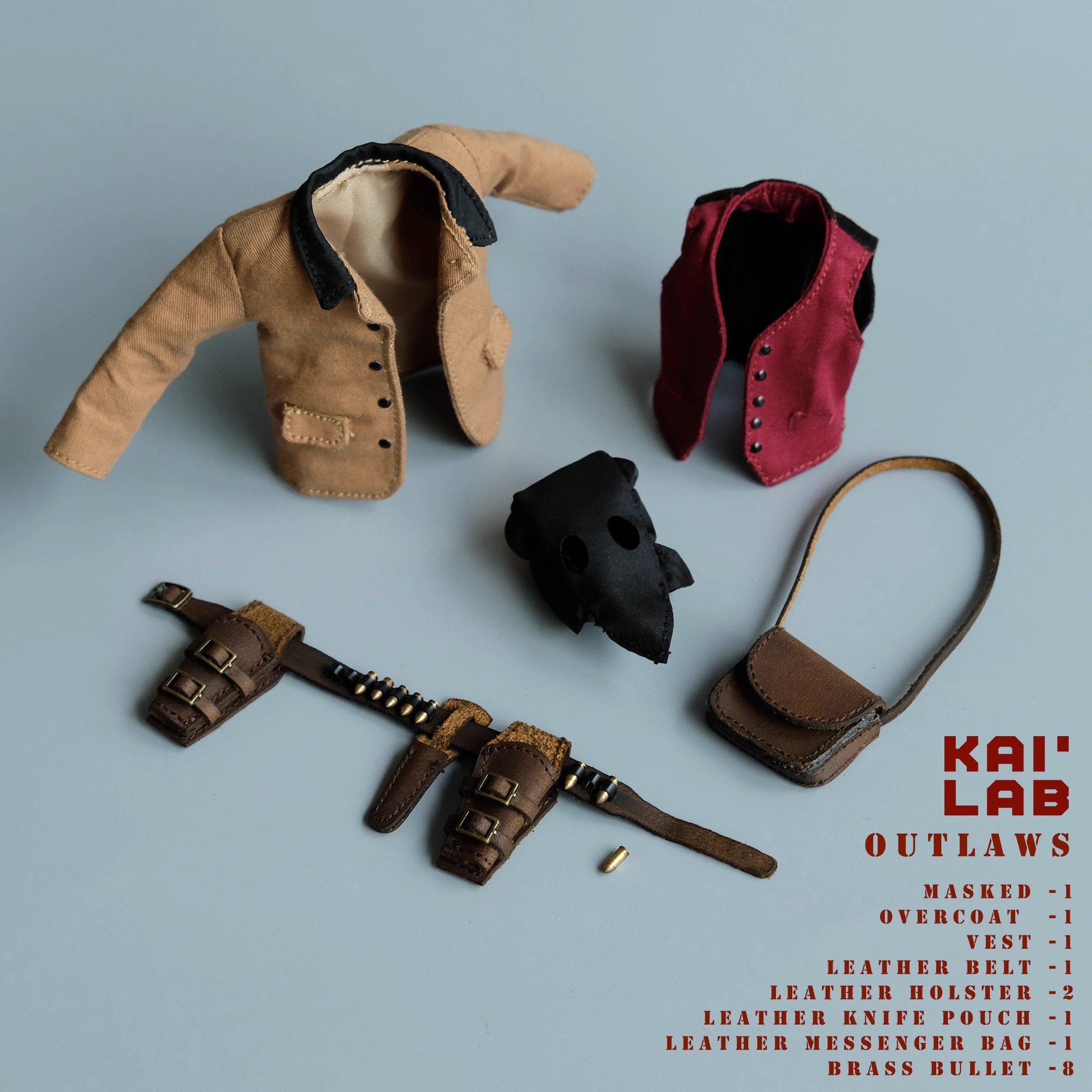 [สั่งจอง]Kai Lab 1/12 : Outlaws accessories (ไซส์ Mezco)