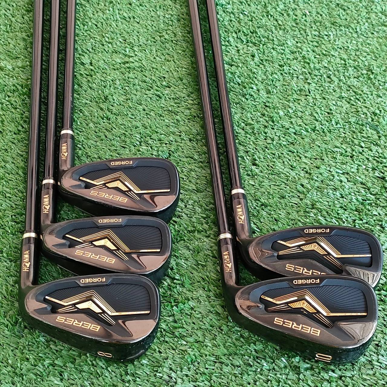 ชุดเหล็ก HONMA BERES 2022 BLACK FORGED รุ่นใหม่ล่าสุด ดีที่สุดตั้งแต่ HONMA เคยทำมา