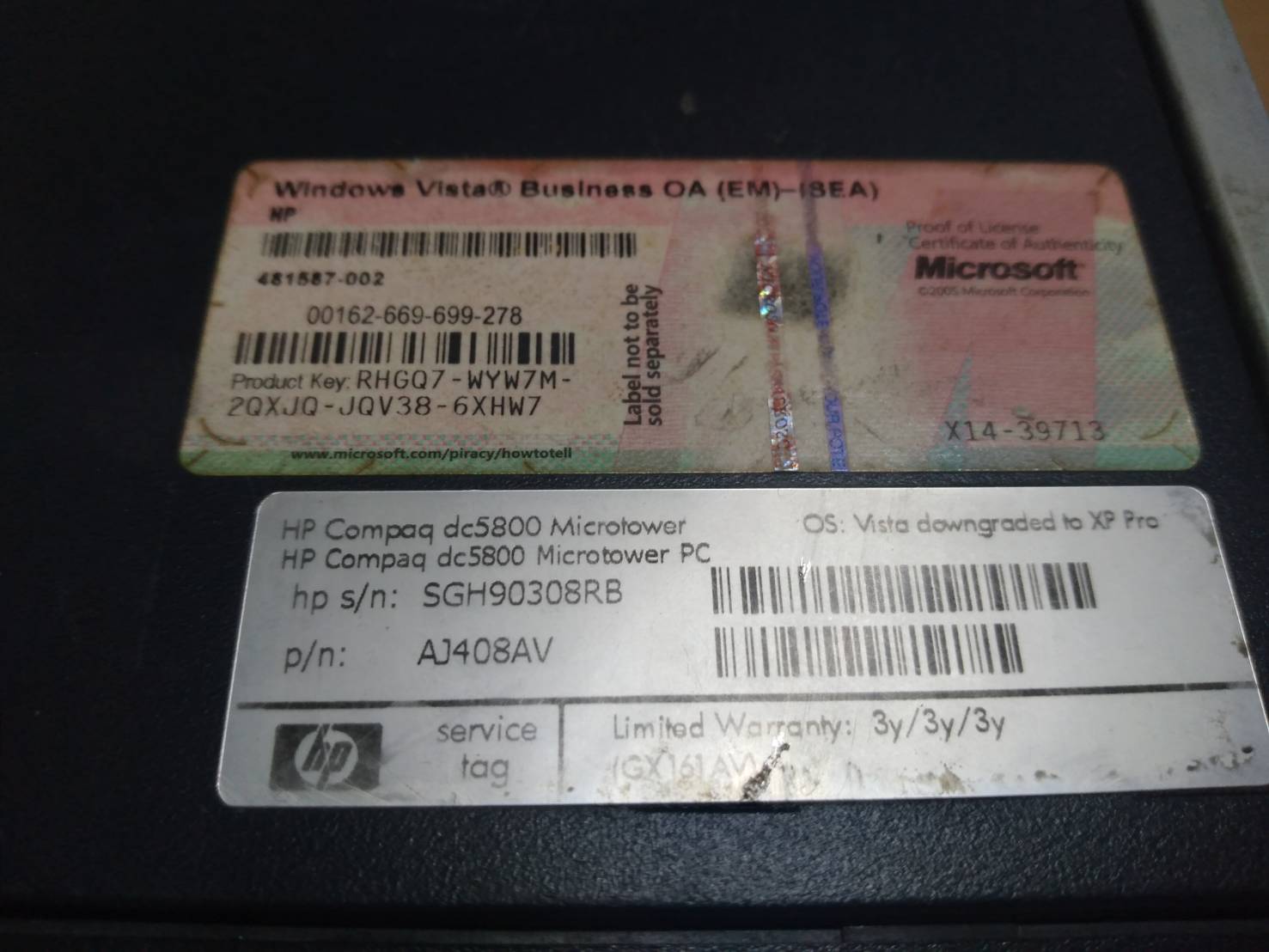 HP DC 5800 Tower เครื่องคอมราคาไม่ถึงพัน สำหรับทำงานออฟฟิต