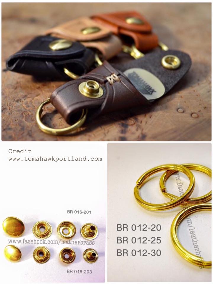 BR012 ห่วงลวดกลม ทองเหลืองแท้ ** แพ็คบรรจุ 5 ชิ้น**