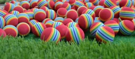 12 FOAM GOLF BALLS ลูกกอล์ฟโฟม สำหรับฝึกหัดตีกอล์ฟ PGM Q007 ( 1 แพค บรรจุ 12 ลูก )