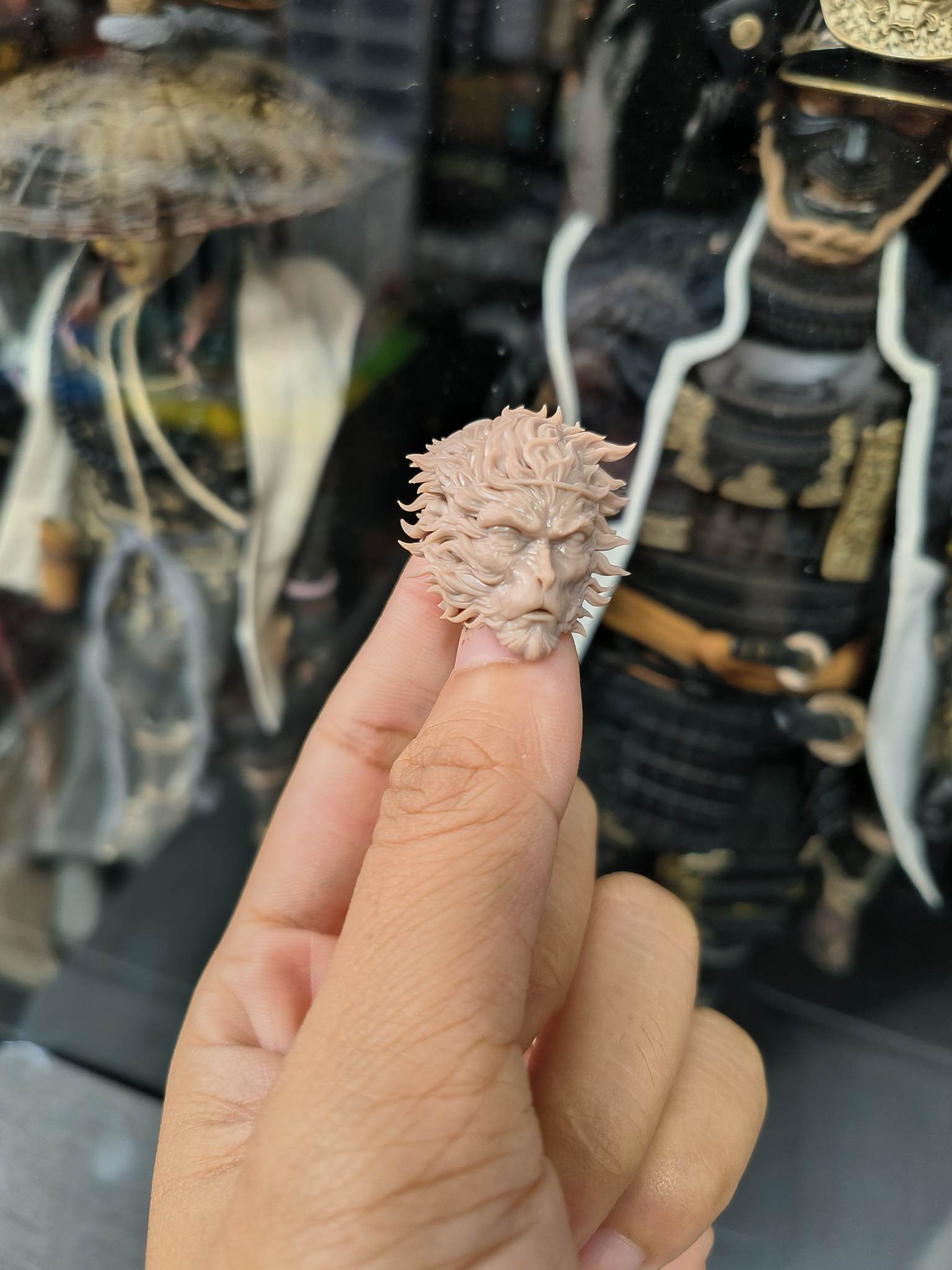 [พร้อมส่ง ] c.tudio 1/12 : Wukong custom Head เวอร์ชั่นหัวดิบไม่ลงสี - มีให้เลือก 4 แบบ