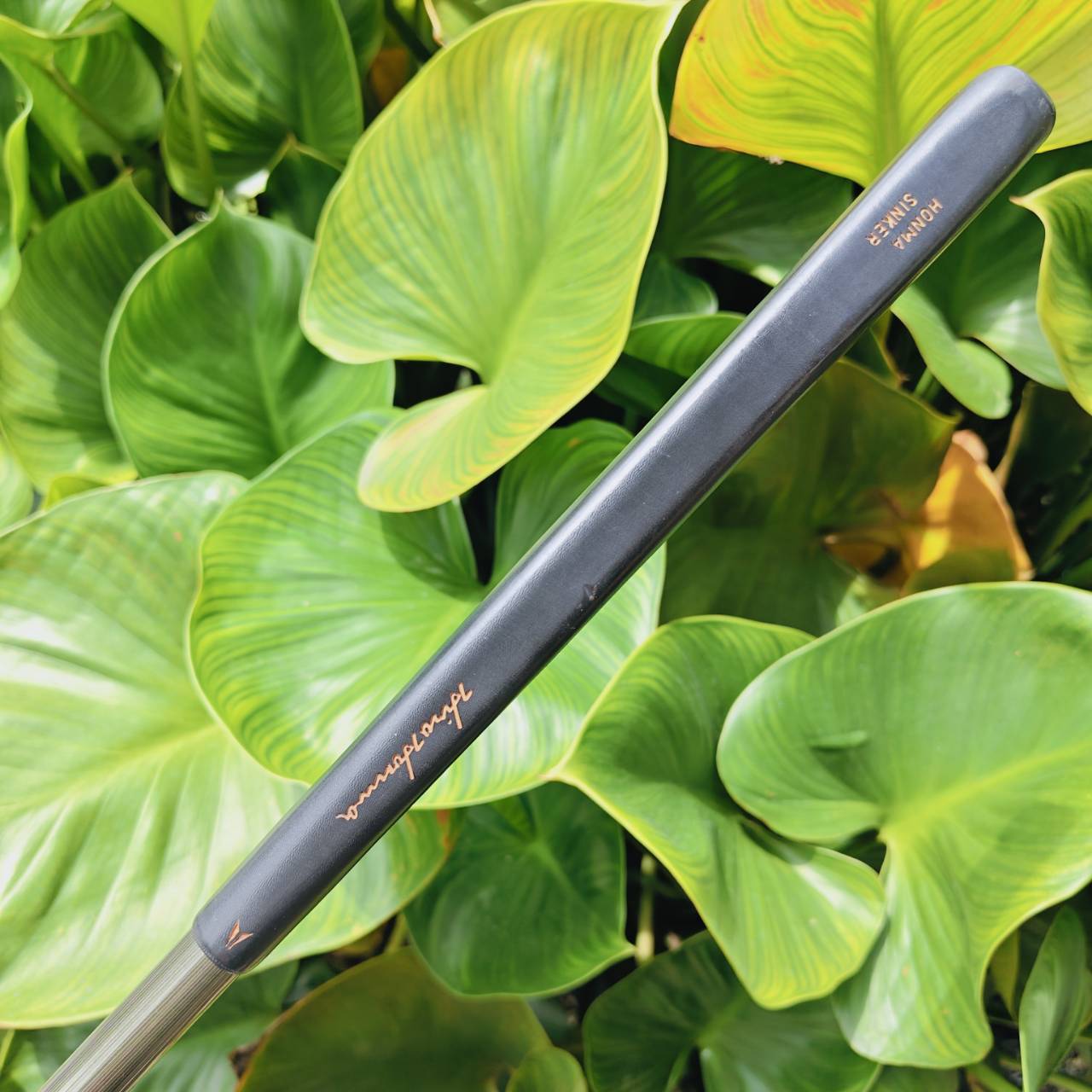 PUTTER HIRO HONMA FE-8032 หน้าทองคำ 24K BP ก้าน TWIN KICK DORIC Titanium 4 ดาว