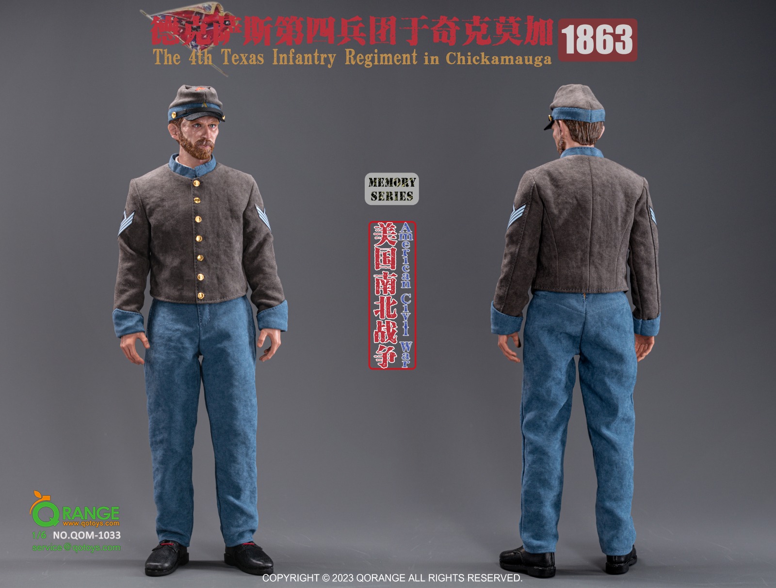 [สั่งจอง]QORANGE QOTOYS 1/6 - QOM-1030 : French Napoleonic Infantry Sapper of the Imperial Guard 1812