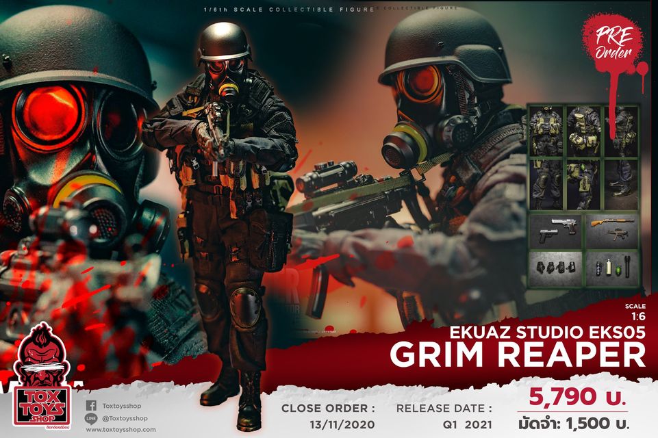 [สั่งจอง]EKUAZ STUDIO EKS05 1/6 : GRIM REAPER