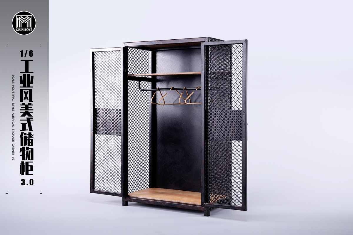 [สั่งจอง]MMMTOYS M2411 1/6 : Industrial Style American Storage Cabinet V3