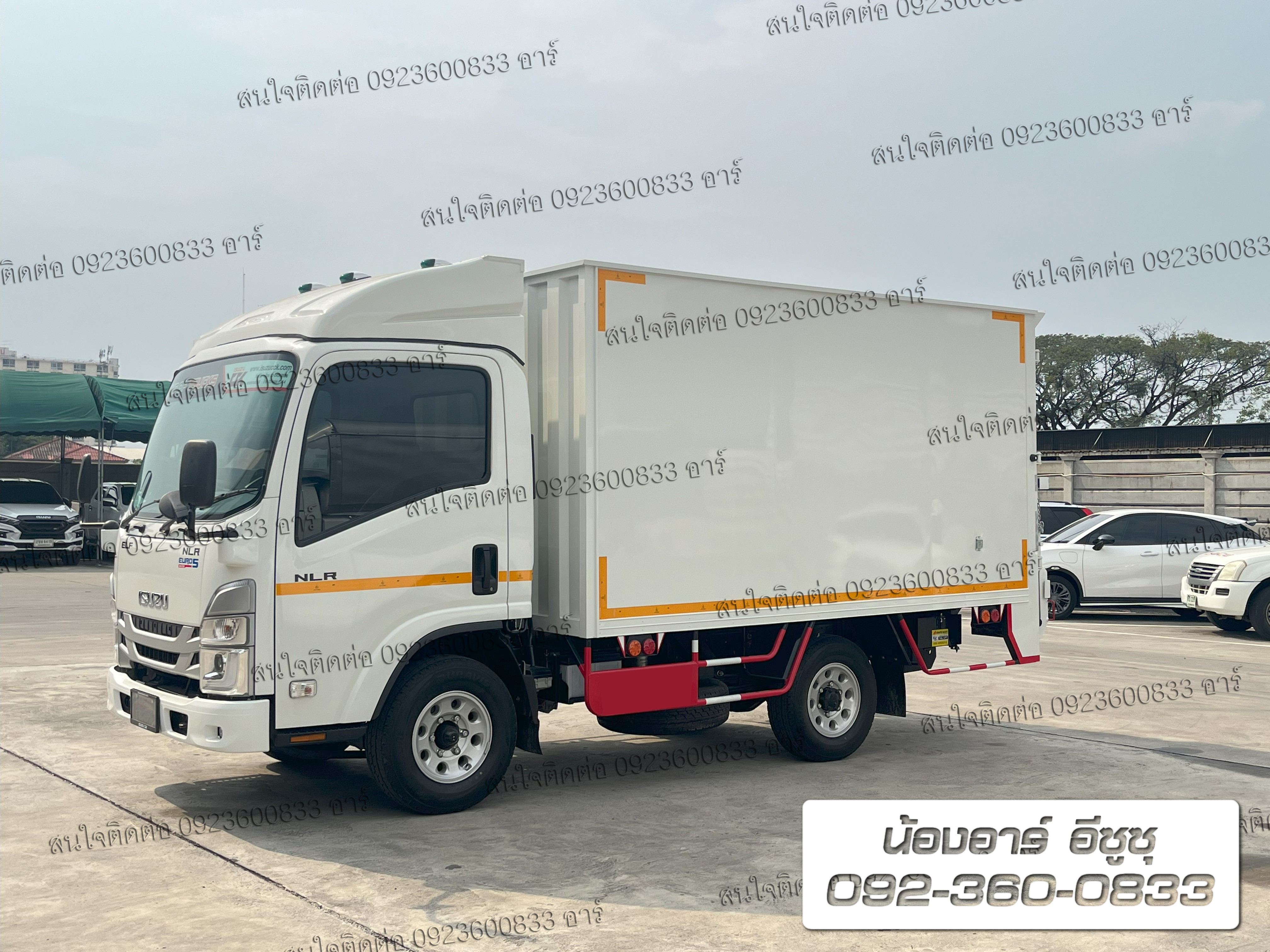 4 ล้อ ISUZU NLR Euro5 Max ตู้แห้ง ลิฟท้าย