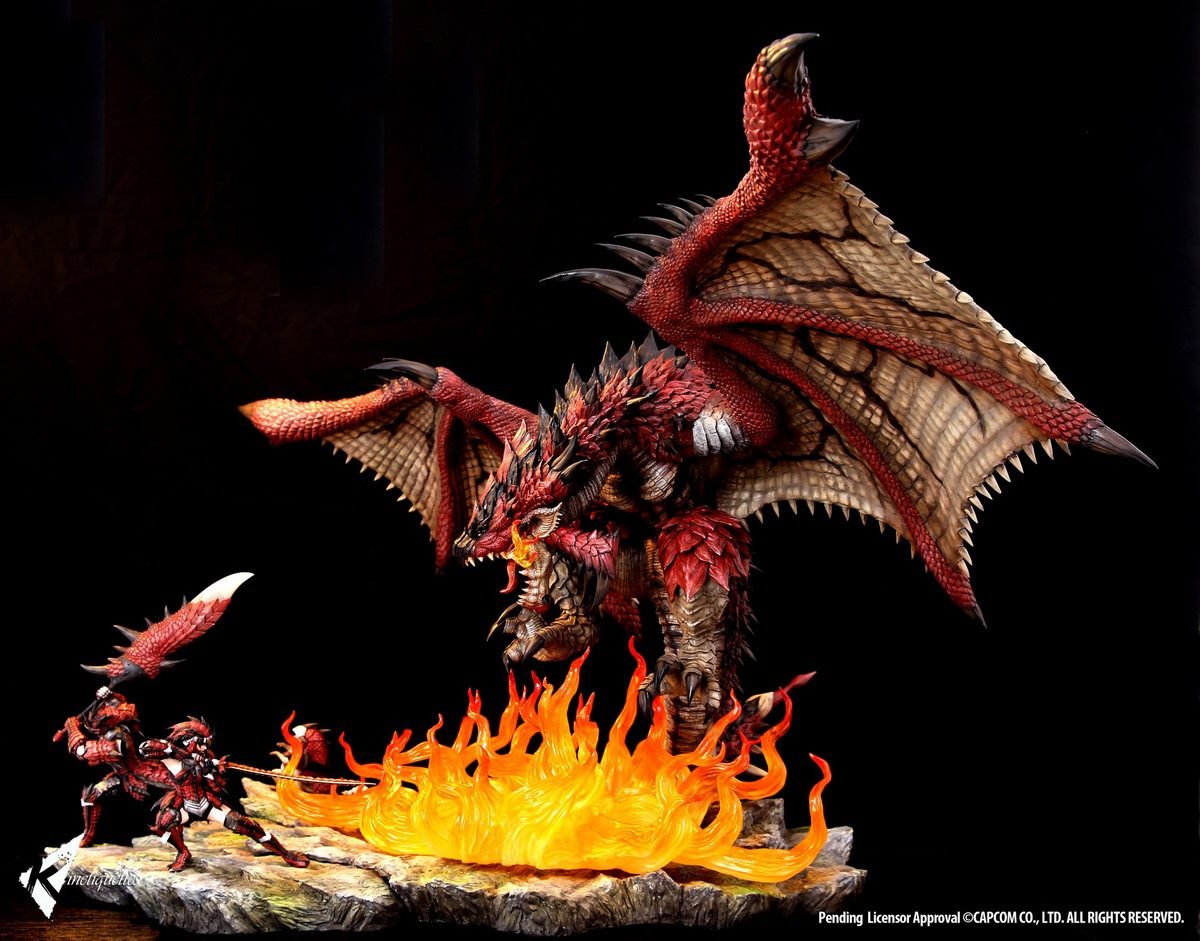 [สั่งจอง]Kinetiquettes 1/10 scale : RATHALOS - THE FIERY BUNDLE