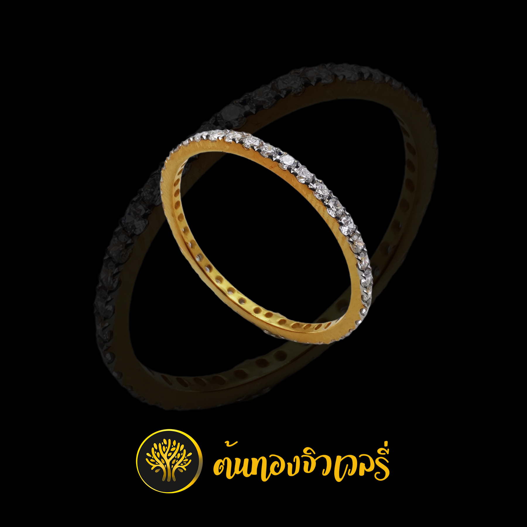 แหวนทองเพชร ล้อมรอบแหวน สวยๆครับงานนี้