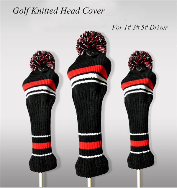 Cover หัวไม้ MT020 Headcovers (1,#3,#5) ถักสไตล์ถุงเท้า