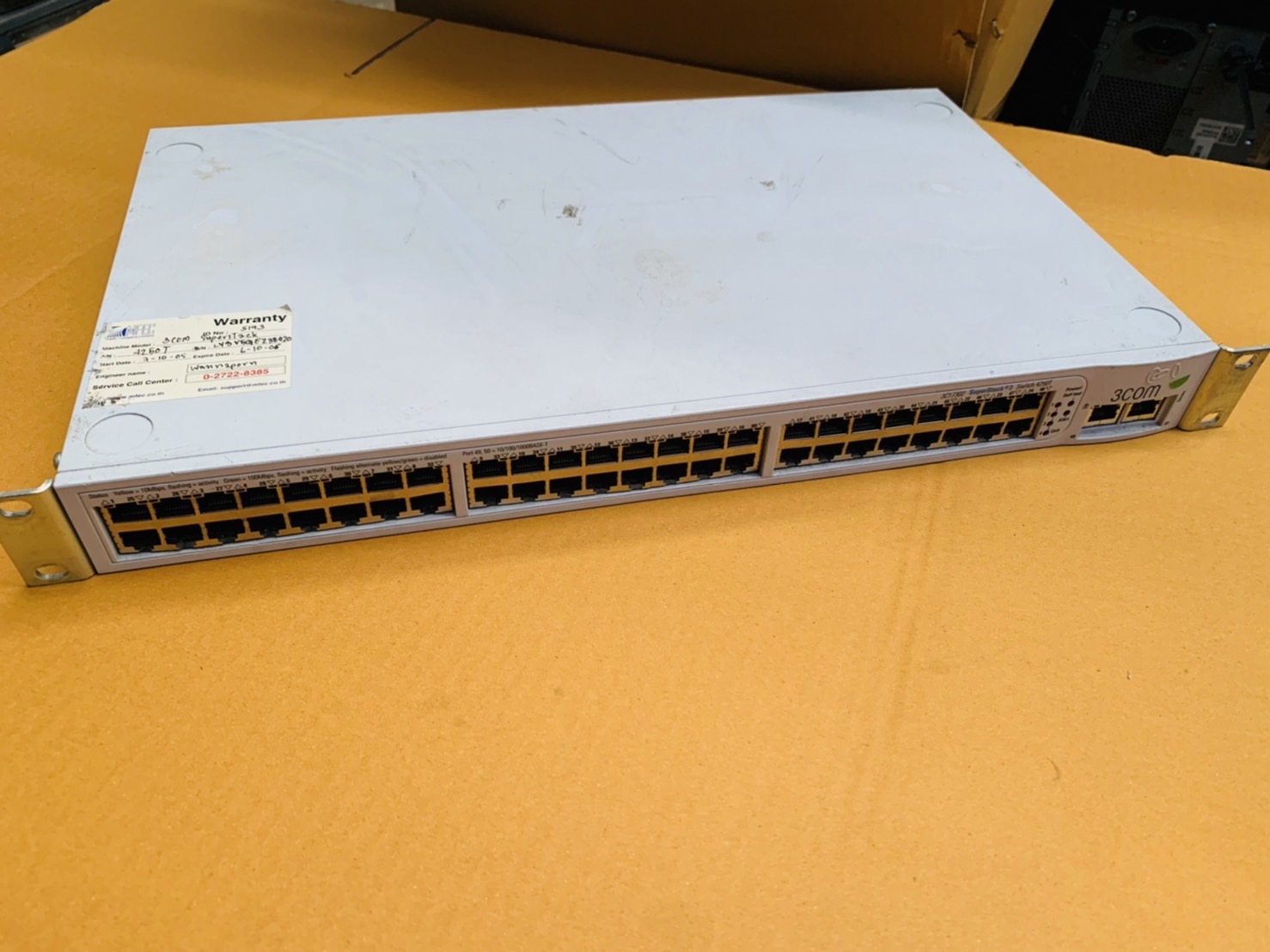 สวิตช์ 3COM SUPERSTACK 3 SWITCH 4250T 48-PORT MANAGED SWITCH- 3C17302